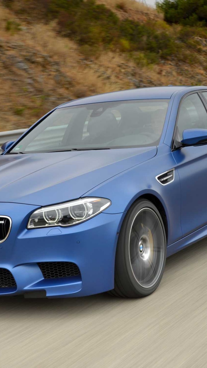 Blue Bmw m 3 on Road During Daytime. Wallpaper in 720x1280 Resolution