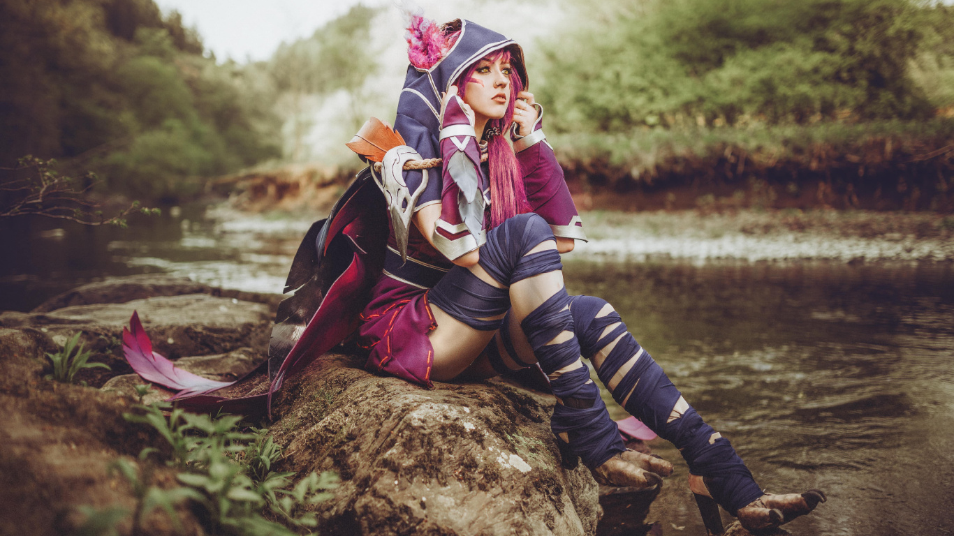 Cosplay, Les Gens Dans la Nature, Beauté, Les Vêtements D'extérieur, Costume. Wallpaper in 1366x768 Resolution