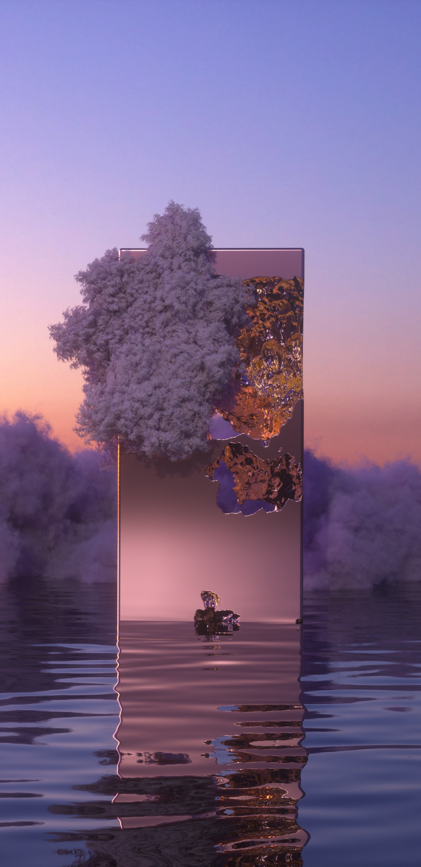 Reflexion, Soundcloud, ep Verkaufen, Kunst, Spotify. Wallpaper in 1440x2960 Resolution