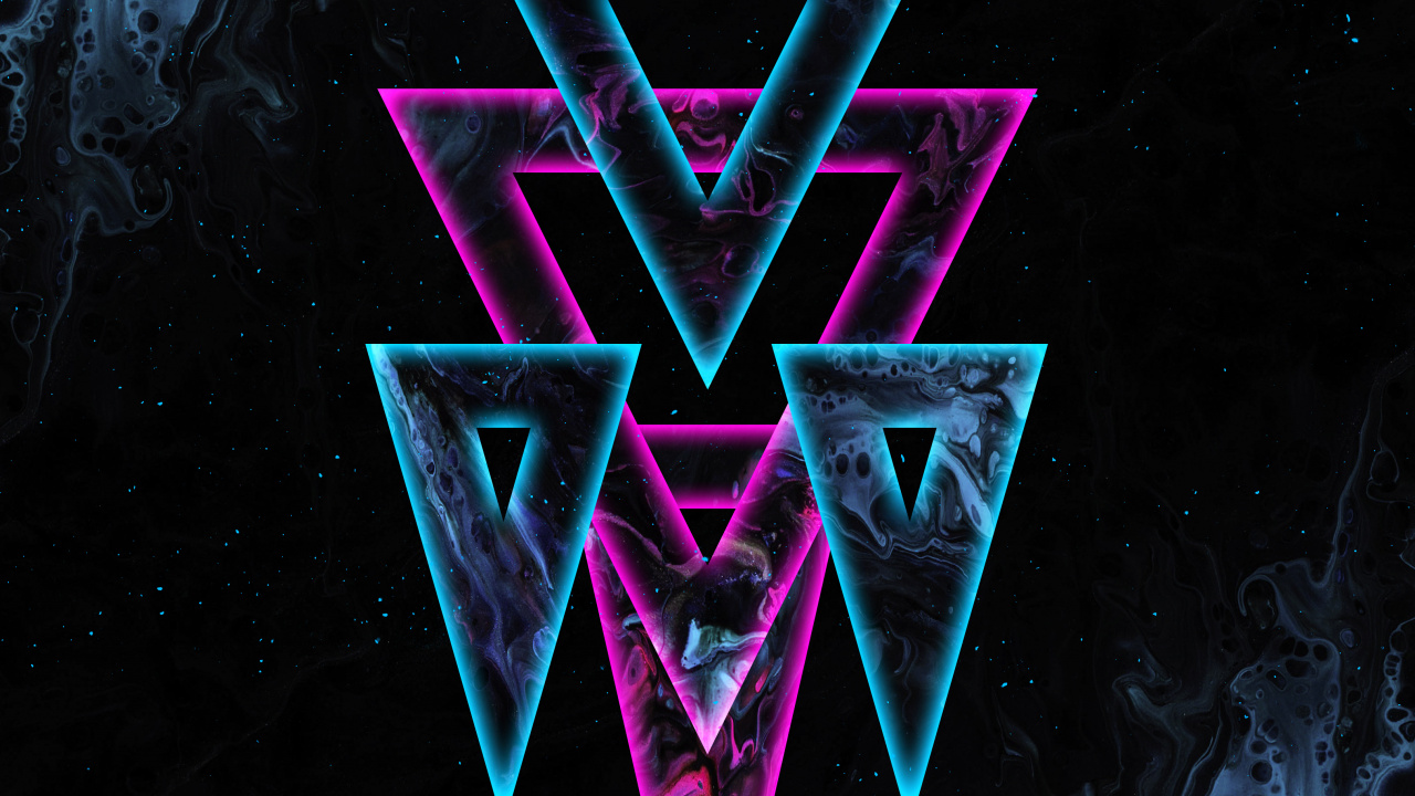 Tablet, Purple, Triangle, Violet, Pink. Wallpaper in 1280x720 Resolution