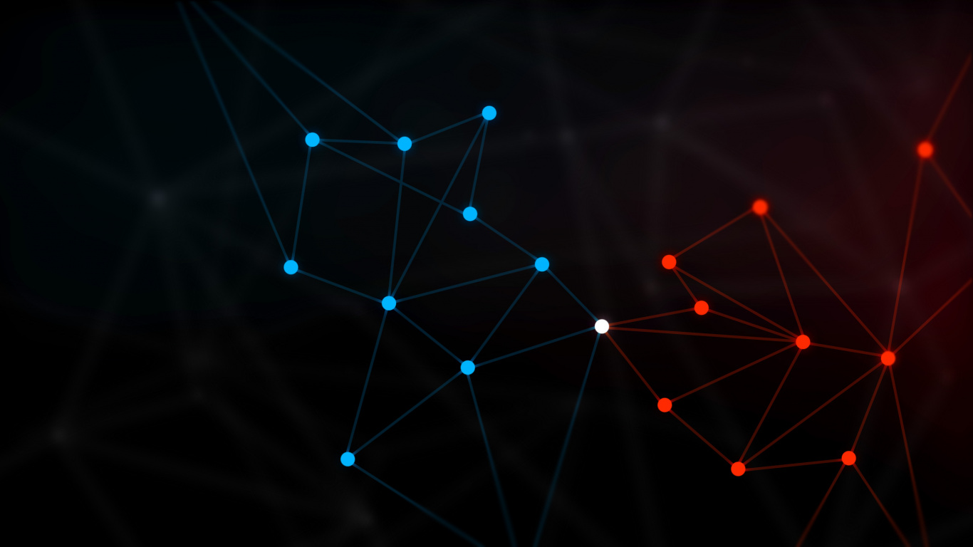 Décor Rond Blanc et Rouge. Wallpaper in 1366x768 Resolution