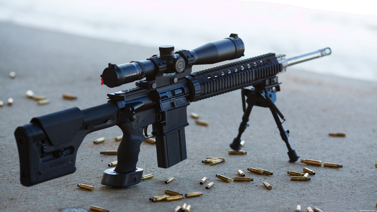 Feuerwaffe, Gewehr, STURMGEWEHR, Trigger, Maschinengewehr. Wallpaper in 1280x720 Resolution