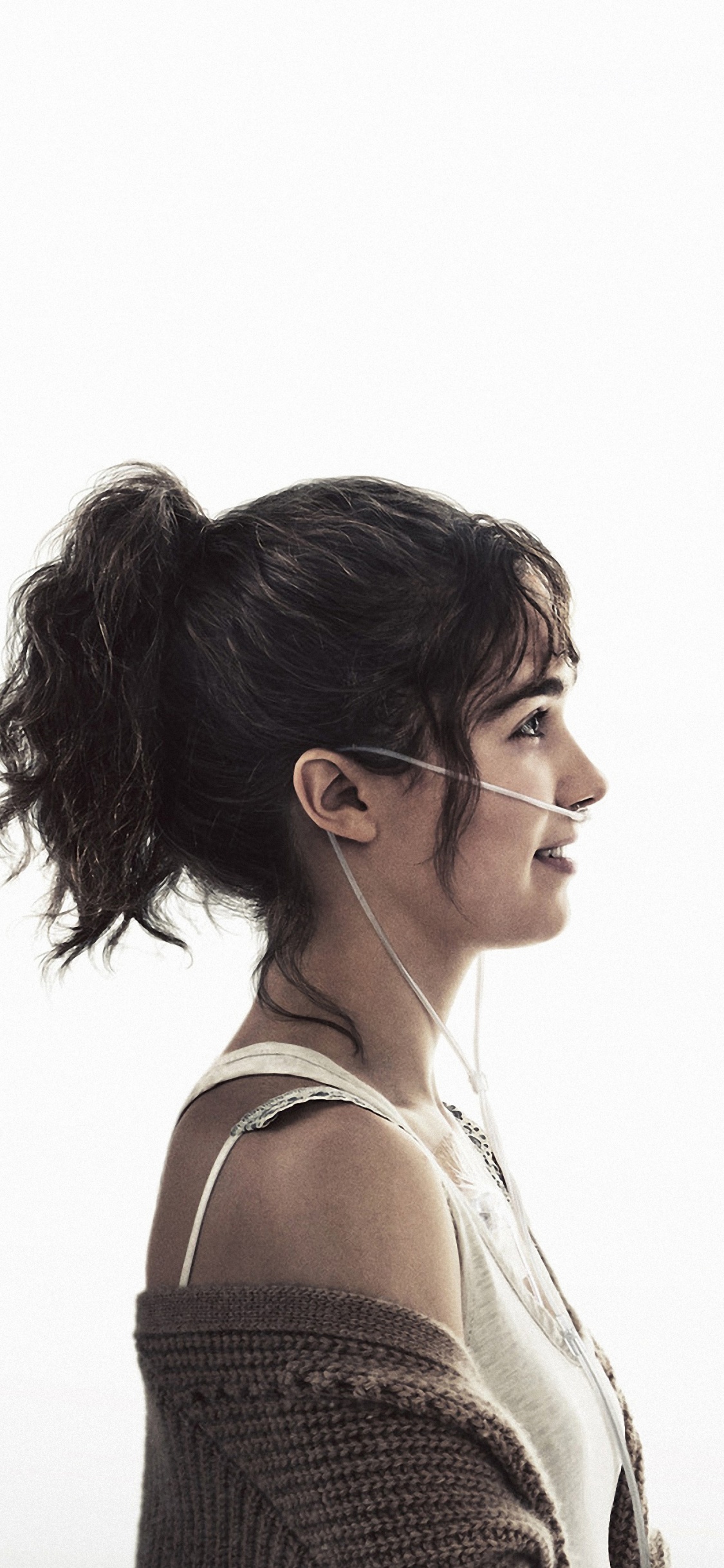 Man in White Collared Shirt. Wallpaper in 1125x2436 Resolution