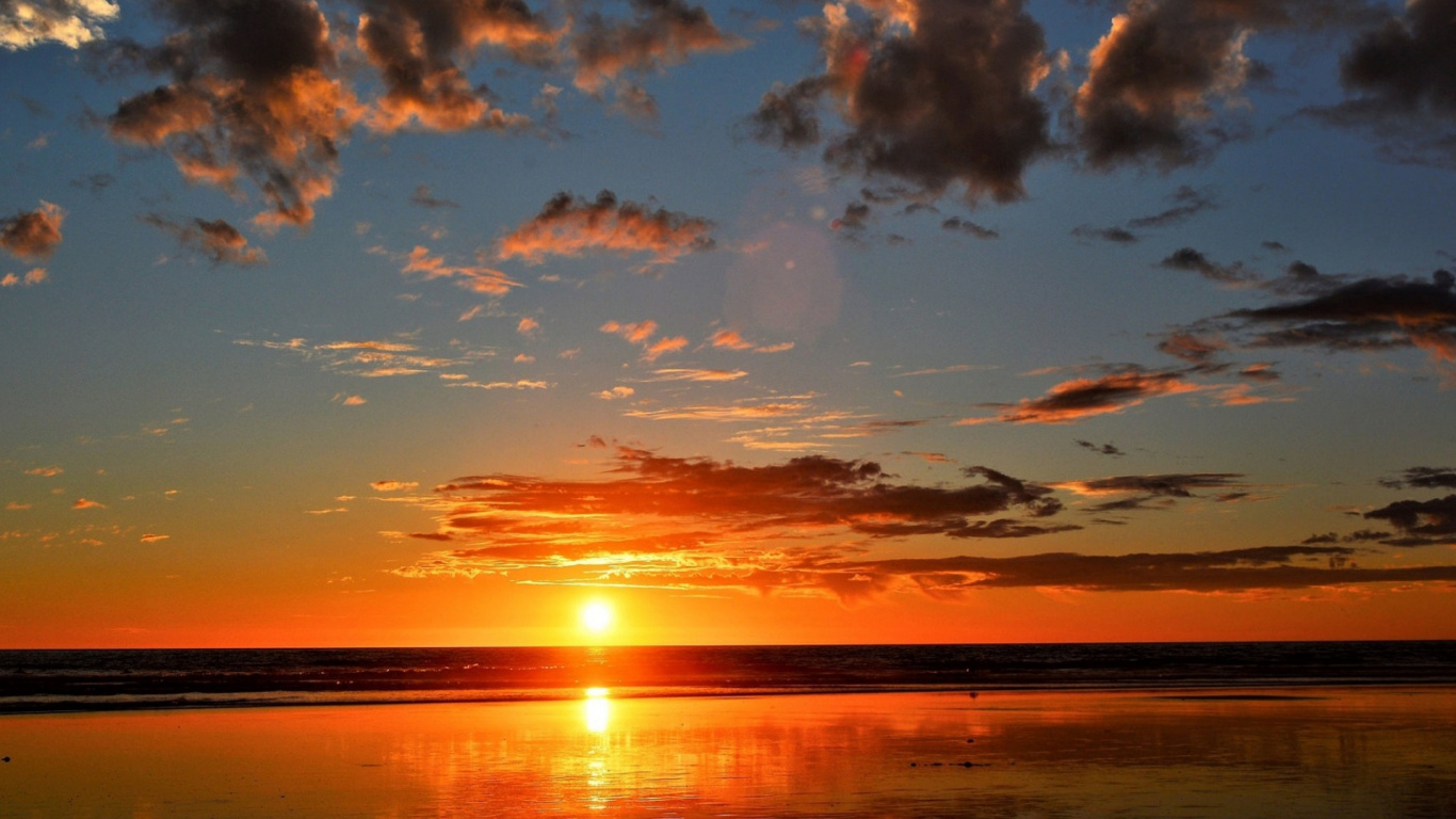 Nature, Fluide, Liquid, Orange, Atmosphère. Wallpaper in 1366x768 Resolution