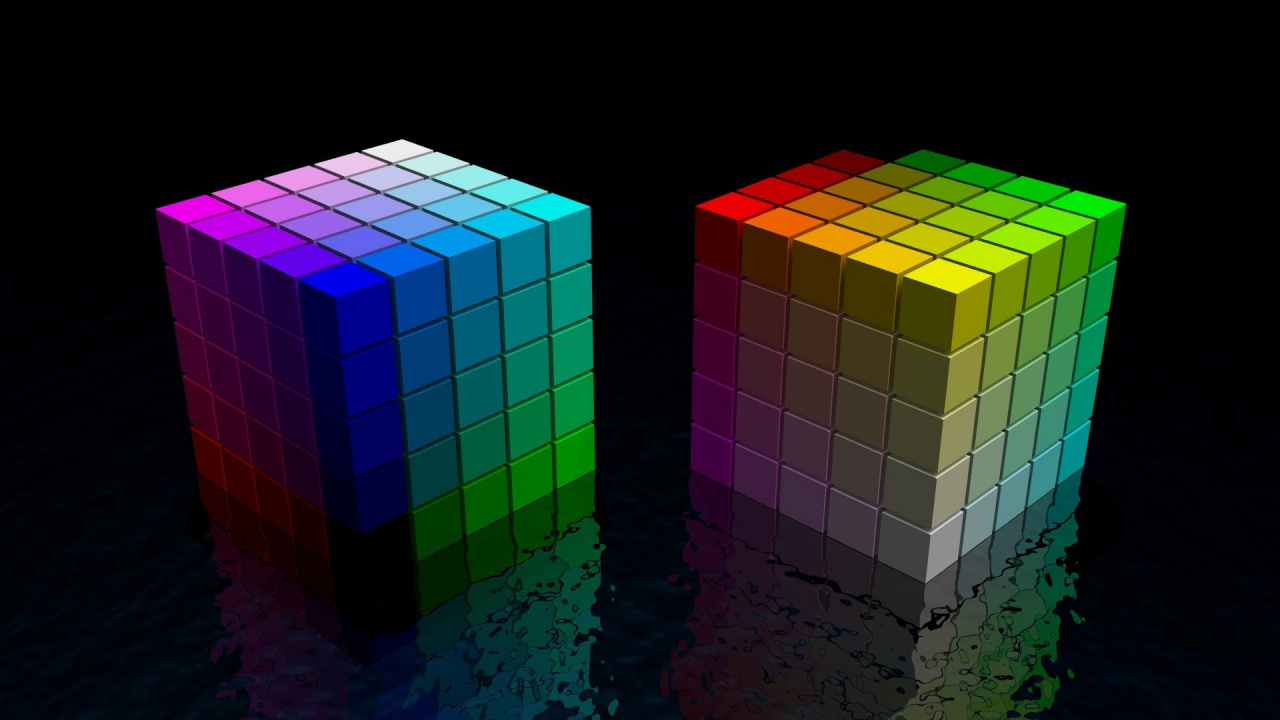 3 Cubes de 3 Rubiks. Wallpaper in 1280x720 Resolution