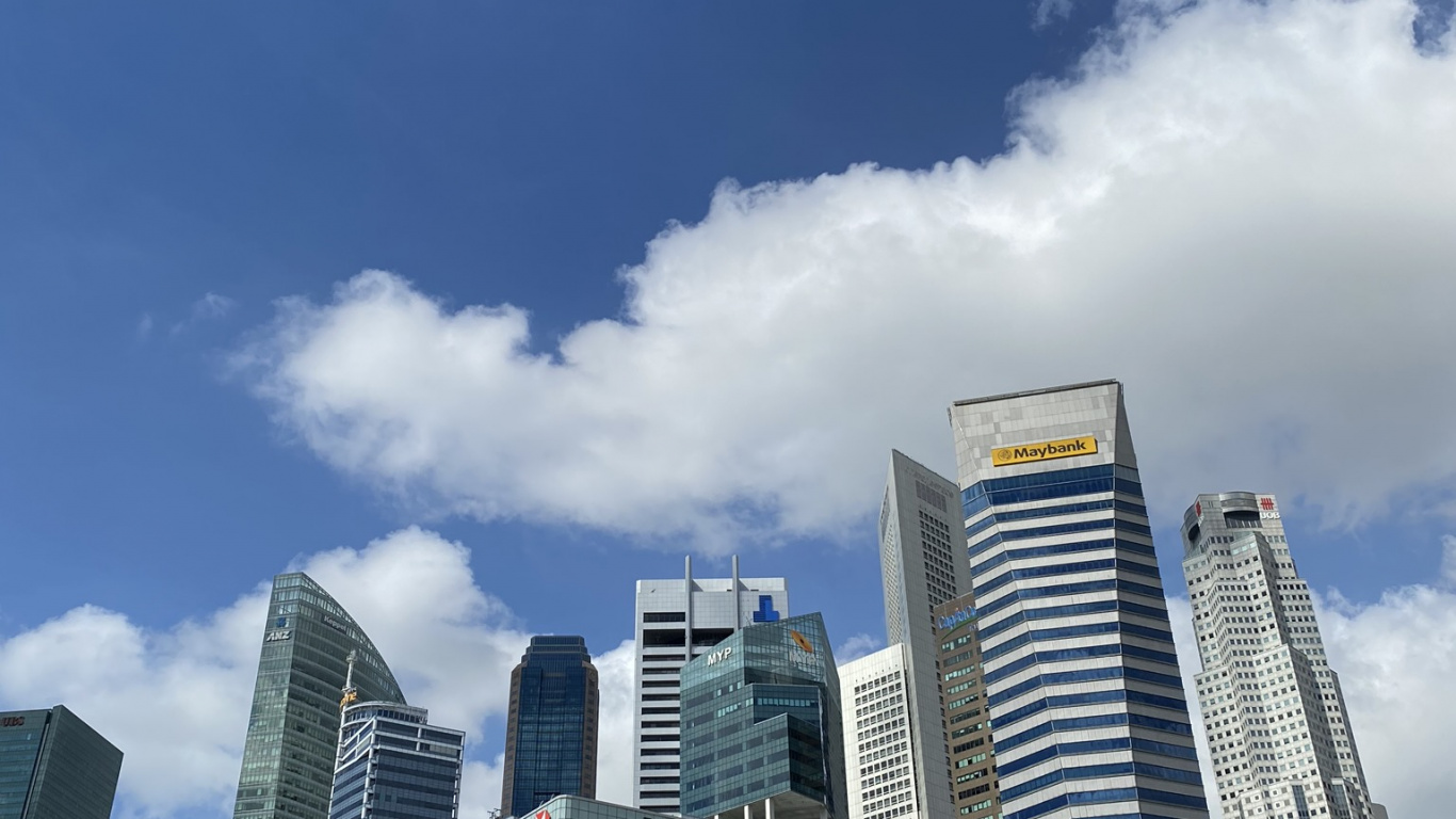 Tower Block, Daytime, Property, Urban Area, Cloud. Wallpaper in 1366x768 Resolution