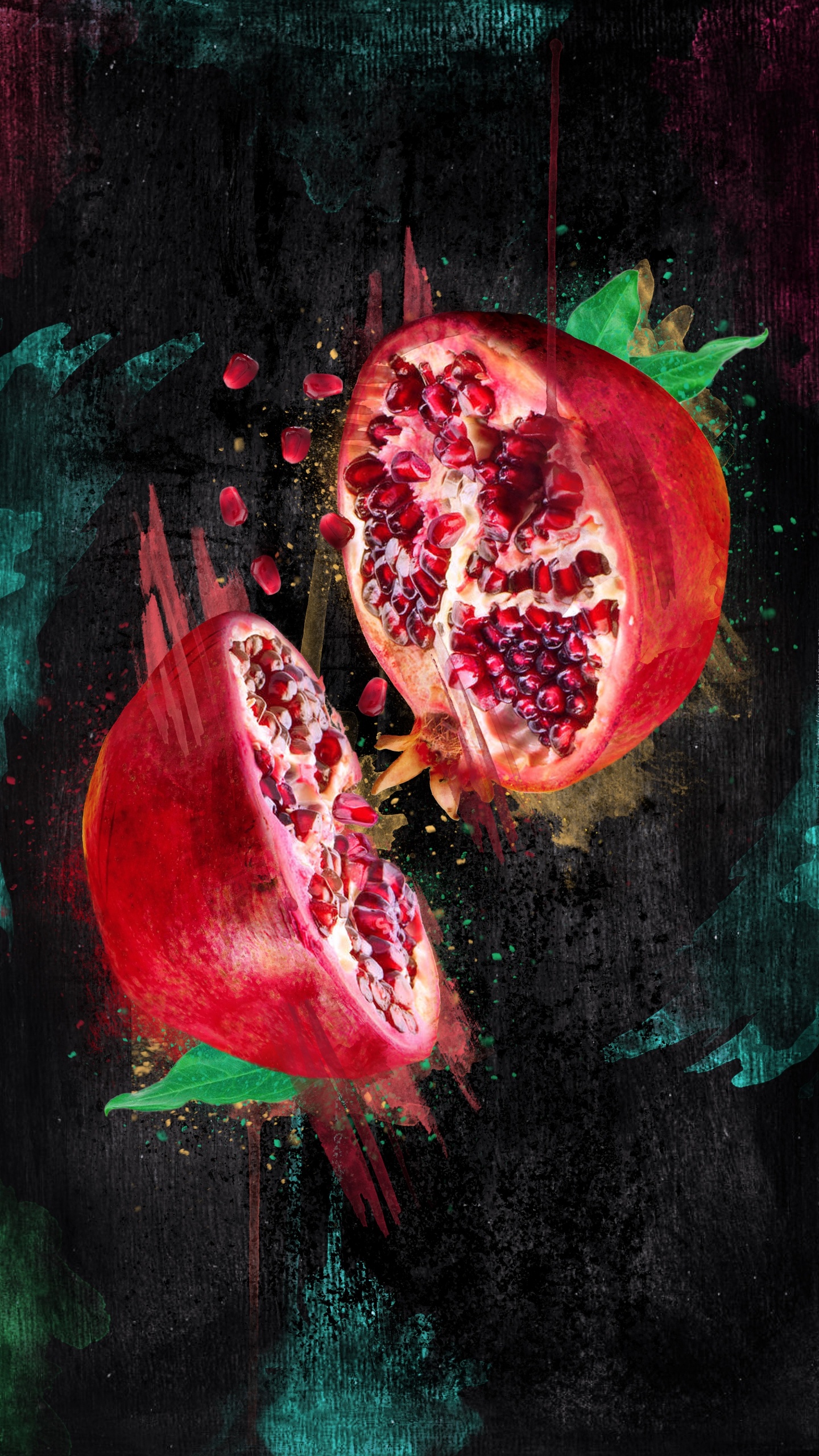 Encore de la Vie, Art, Pétale, Peinture, Aliment. Wallpaper in 1440x2560 Resolution