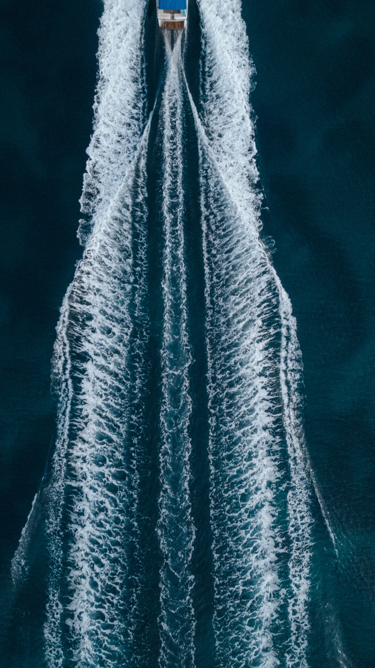 Yate, Azul, Agua, Verde, Turquesa. Wallpaper in 750x1334 Resolution