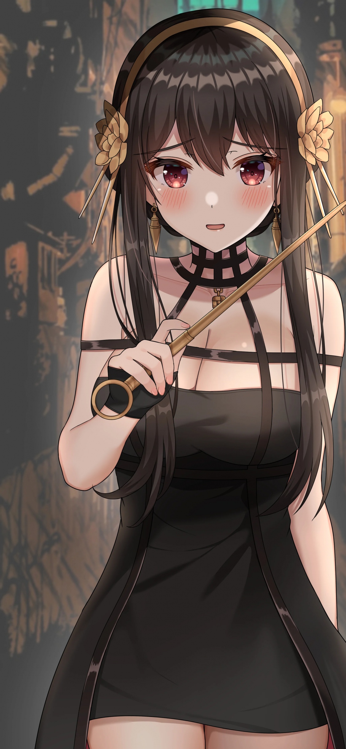 Anime, Auge, Menschlichen Körper, Cartoon, Ärmel. Wallpaper in 1125x2436 Resolution