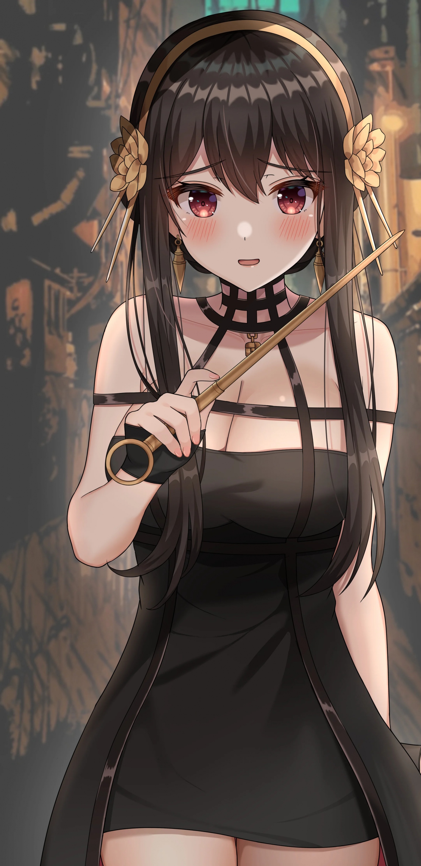 Anime, Auge, Menschlichen Körper, Cartoon, Ärmel. Wallpaper in 1440x2960 Resolution