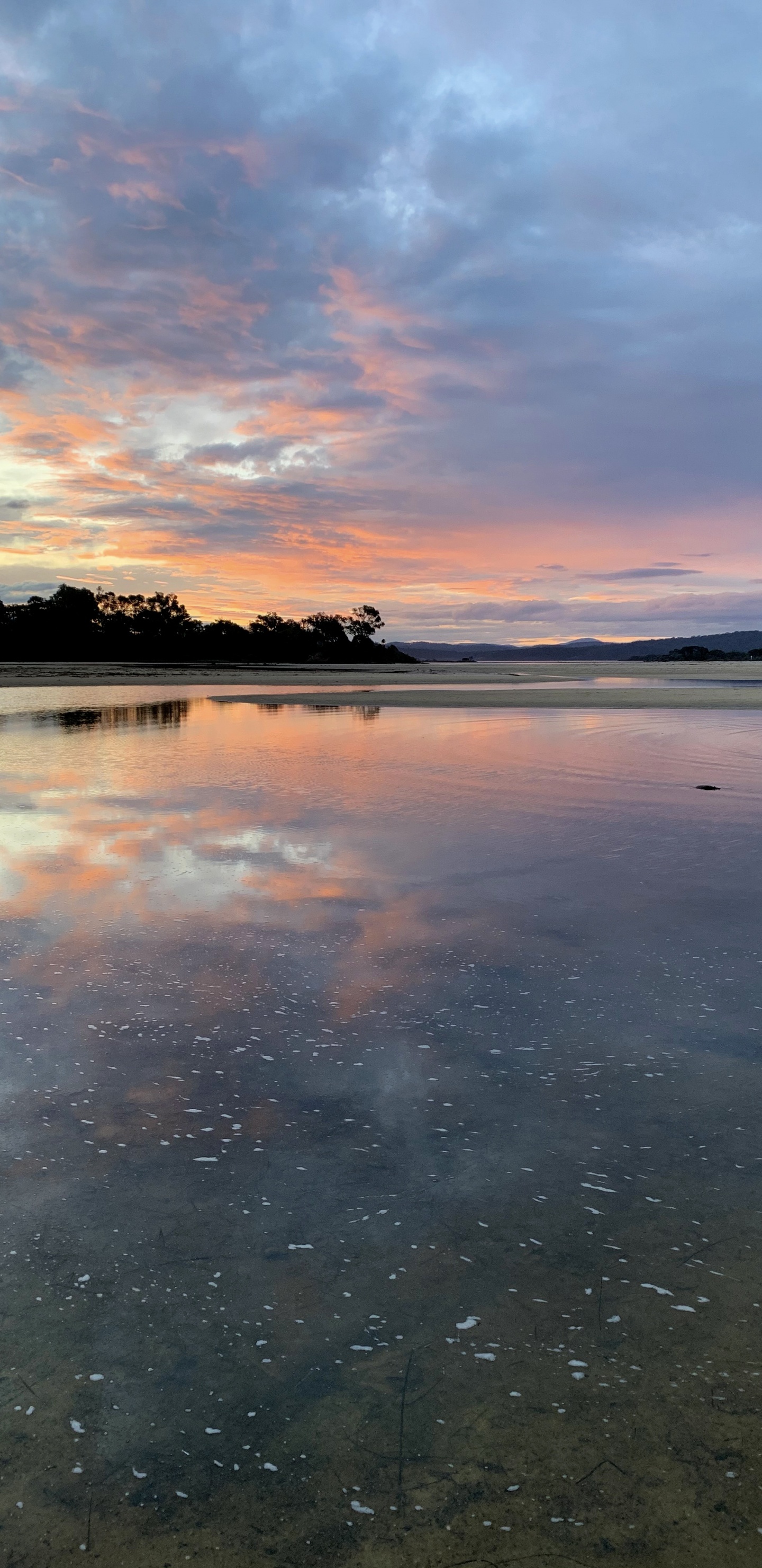 Reflection, Cloud, Water, Atmosphere, Water Resources. Wallpaper in 1440x2960 Resolution