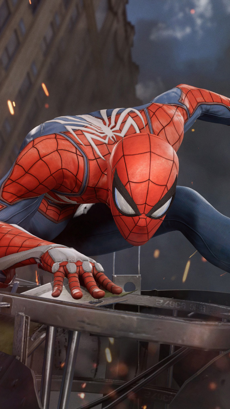 Spider-man, 患有失眠症的游戏, 超级英雄, 性能, 肉体 壁纸 750x1334 允许