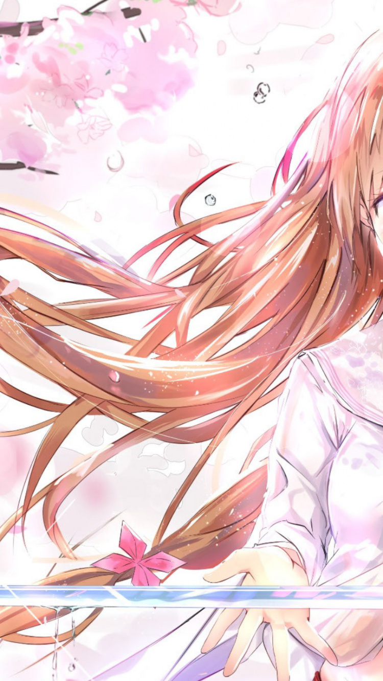 Anime, Illustration, Kunst, Frisur, Cartoon. Wallpaper in 750x1334 Resolution