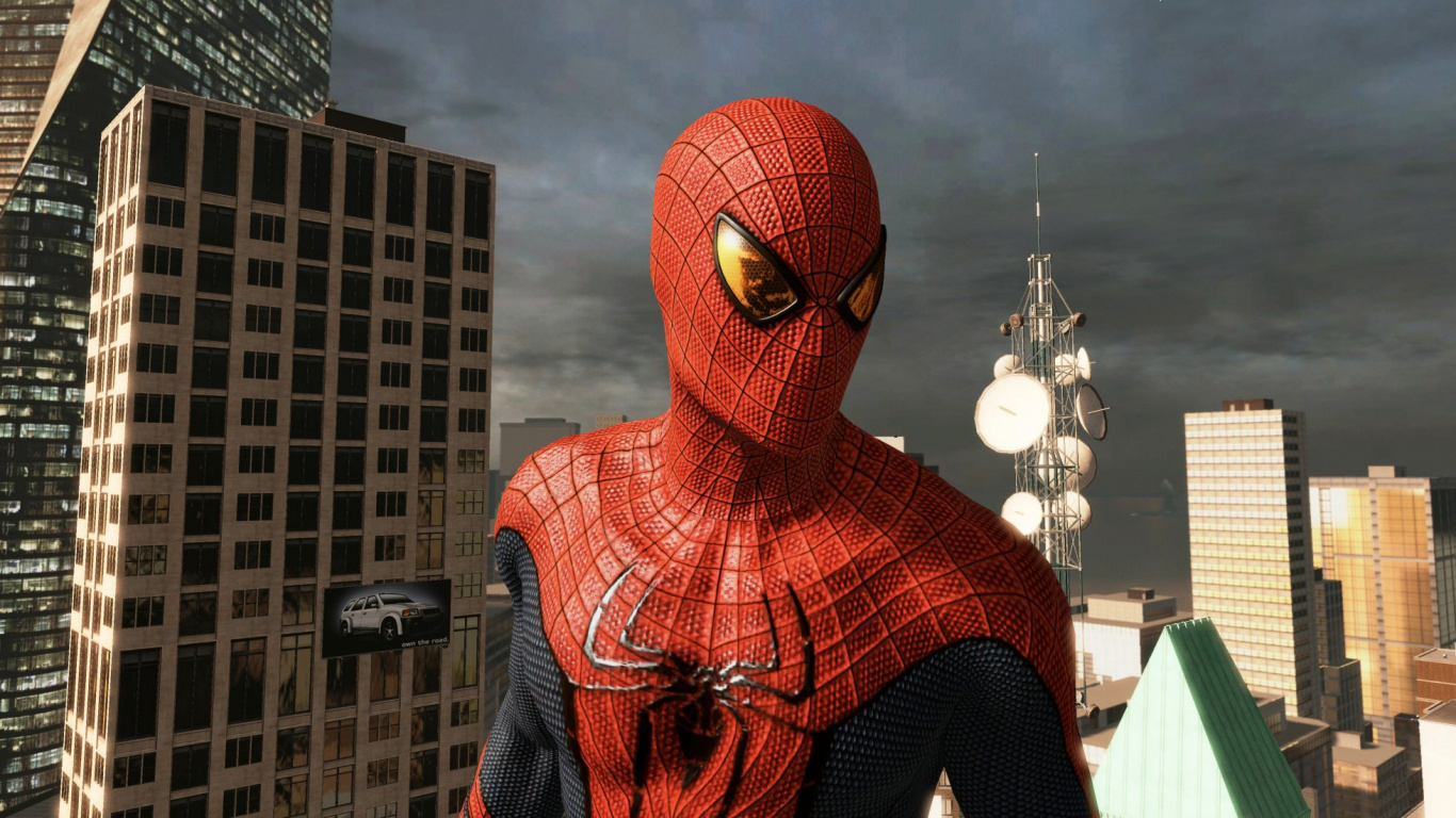 The Amazing Spider-Man, Spider-man, Beenox, Spider-Man in Videospielen, Superhelden. Wallpaper in 1366x768 Resolution