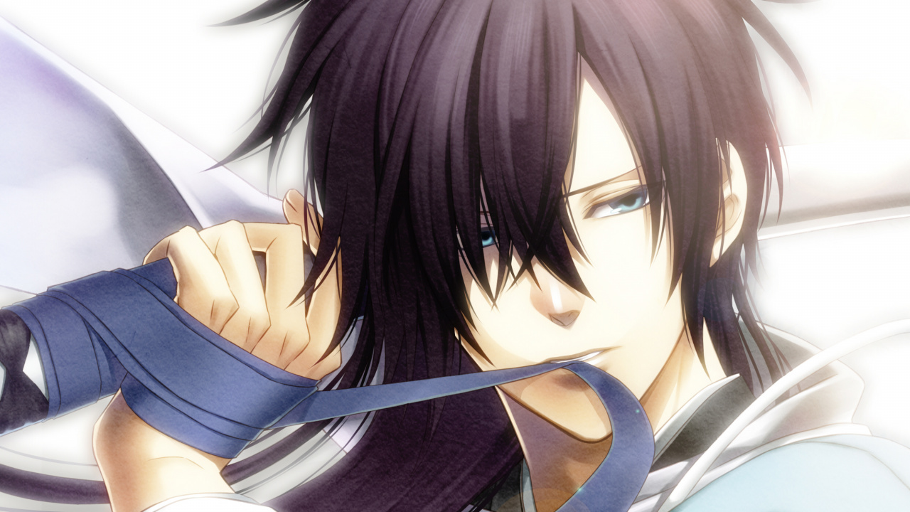 Personnage D'anime Masculin Aux Cheveux Noirs. Wallpaper in 1280x720 Resolution