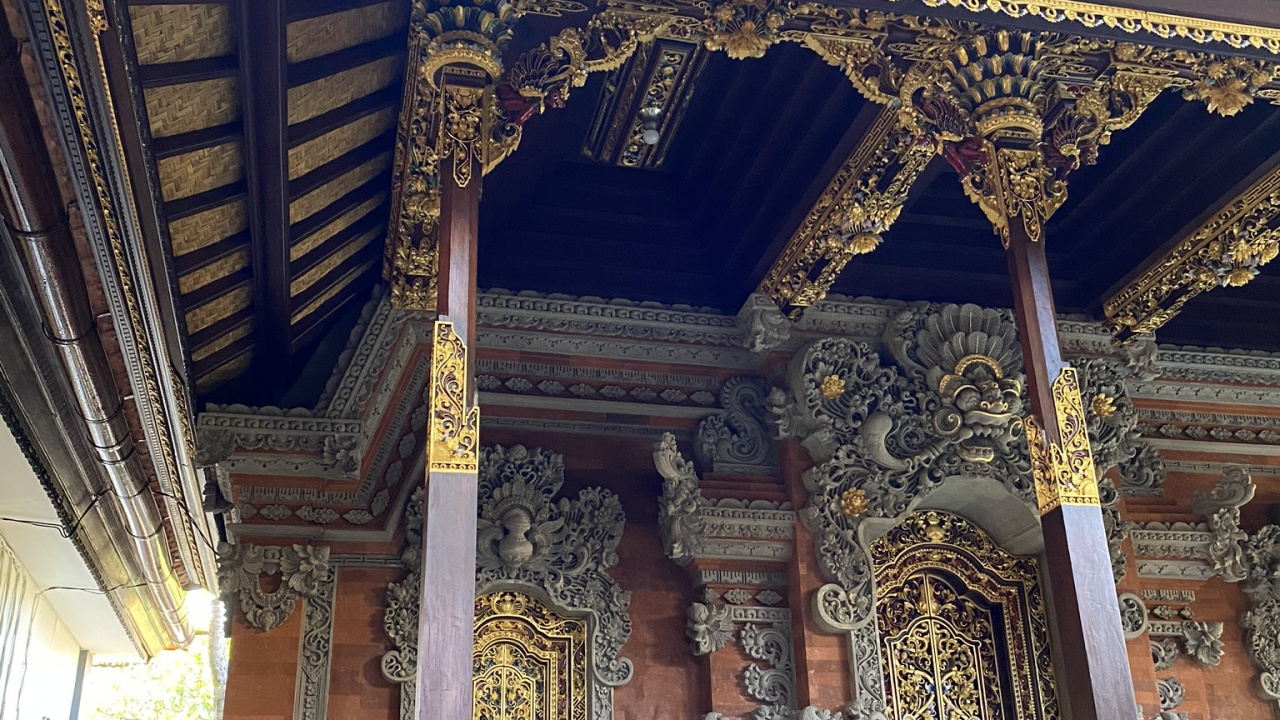 Bali, Columna, Talla, Arte, Templo. Wallpaper in 1280x720 Resolution