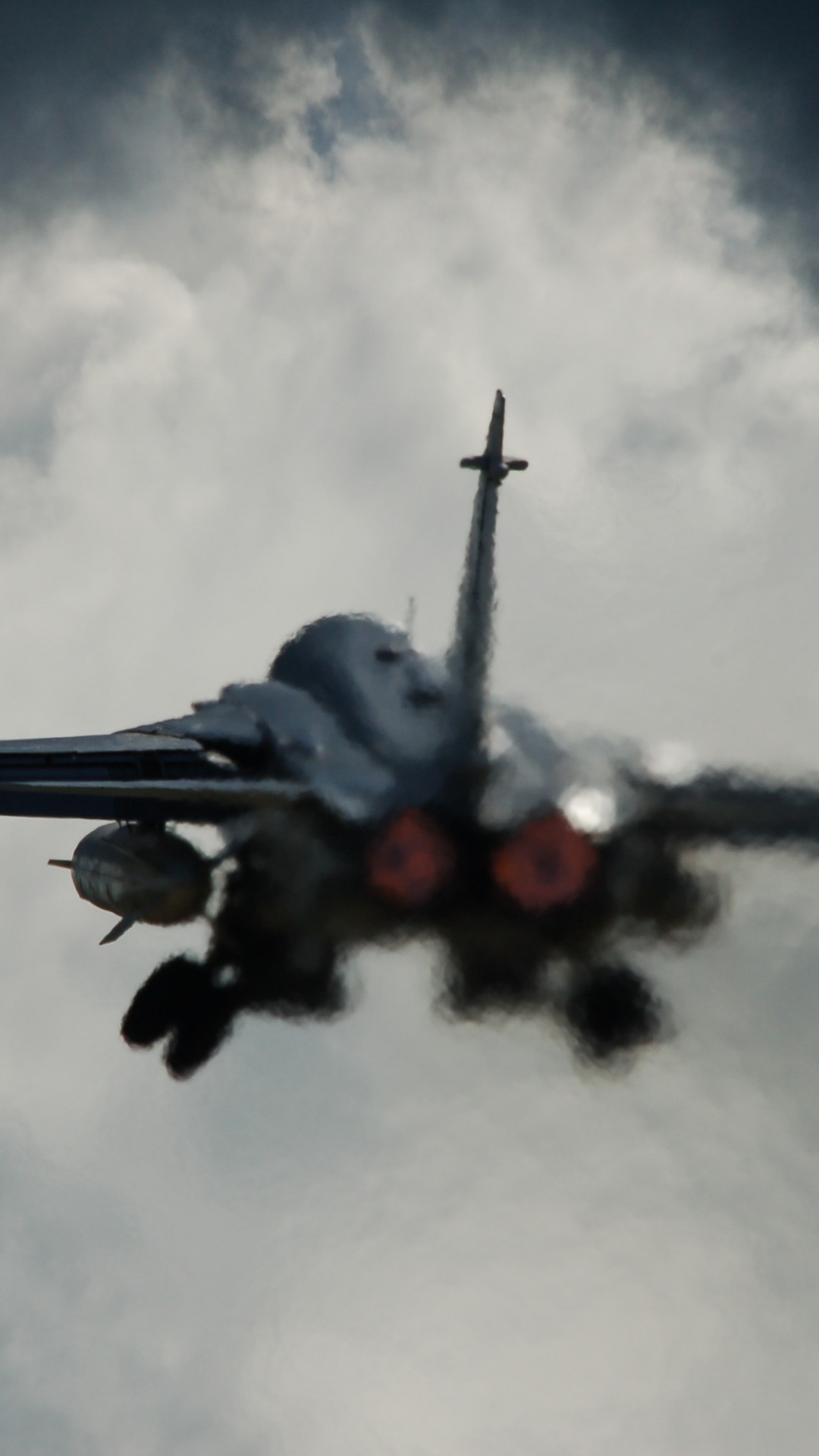 Avión a Reacción Blanco y Azul Volando en el Cielo. Wallpaper in 1080x1920 Resolution