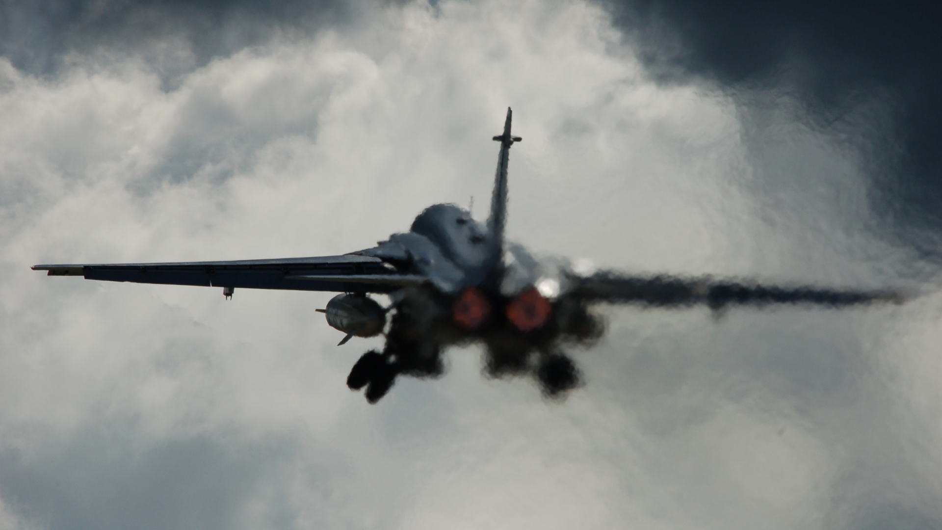 Avion à Réaction Blanc et Bleu Volant Dans le Ciel. Wallpaper in 1920x1080 Resolution