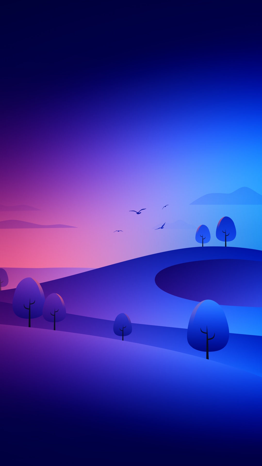 Atmosphère, Azure, Purple, Violette, Horizon. Wallpaper in 1080x1920 Resolution