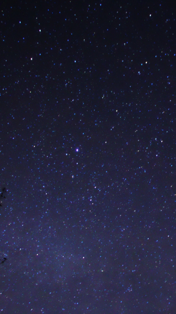 Starry Night Sky Over The Starry Night. Wallpaper in 720x1280 Resolution