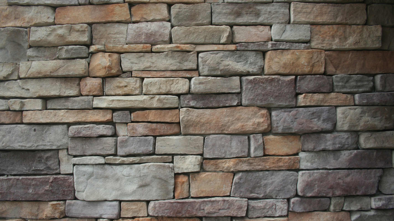 石壁, 石饰面, 砖, 瓦匠, 砌砖 壁纸 1280x720 允许