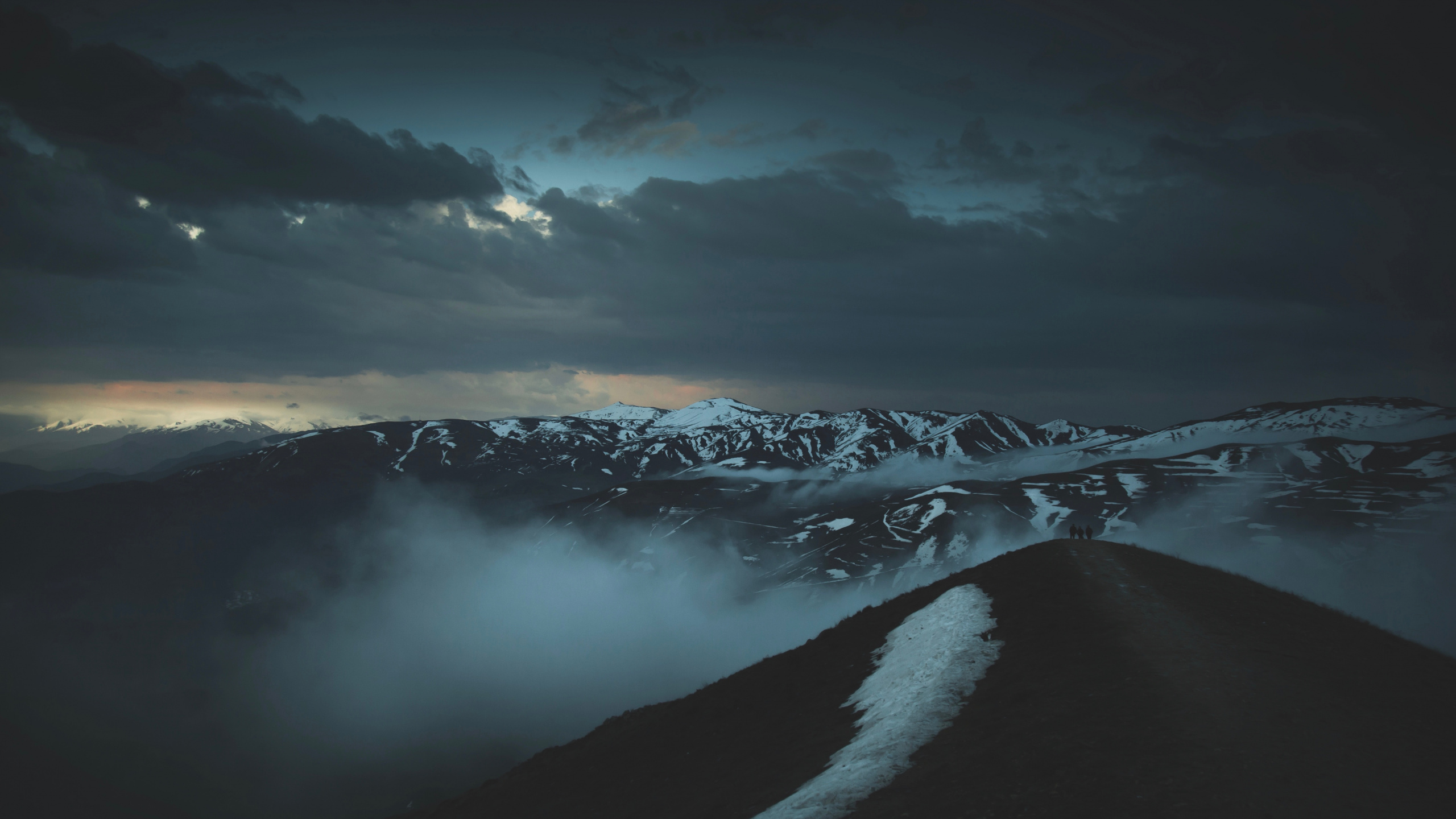 Cloud, Wasser, Licht, Atmosphäre, Winter. Wallpaper in 2560x1440 Resolution