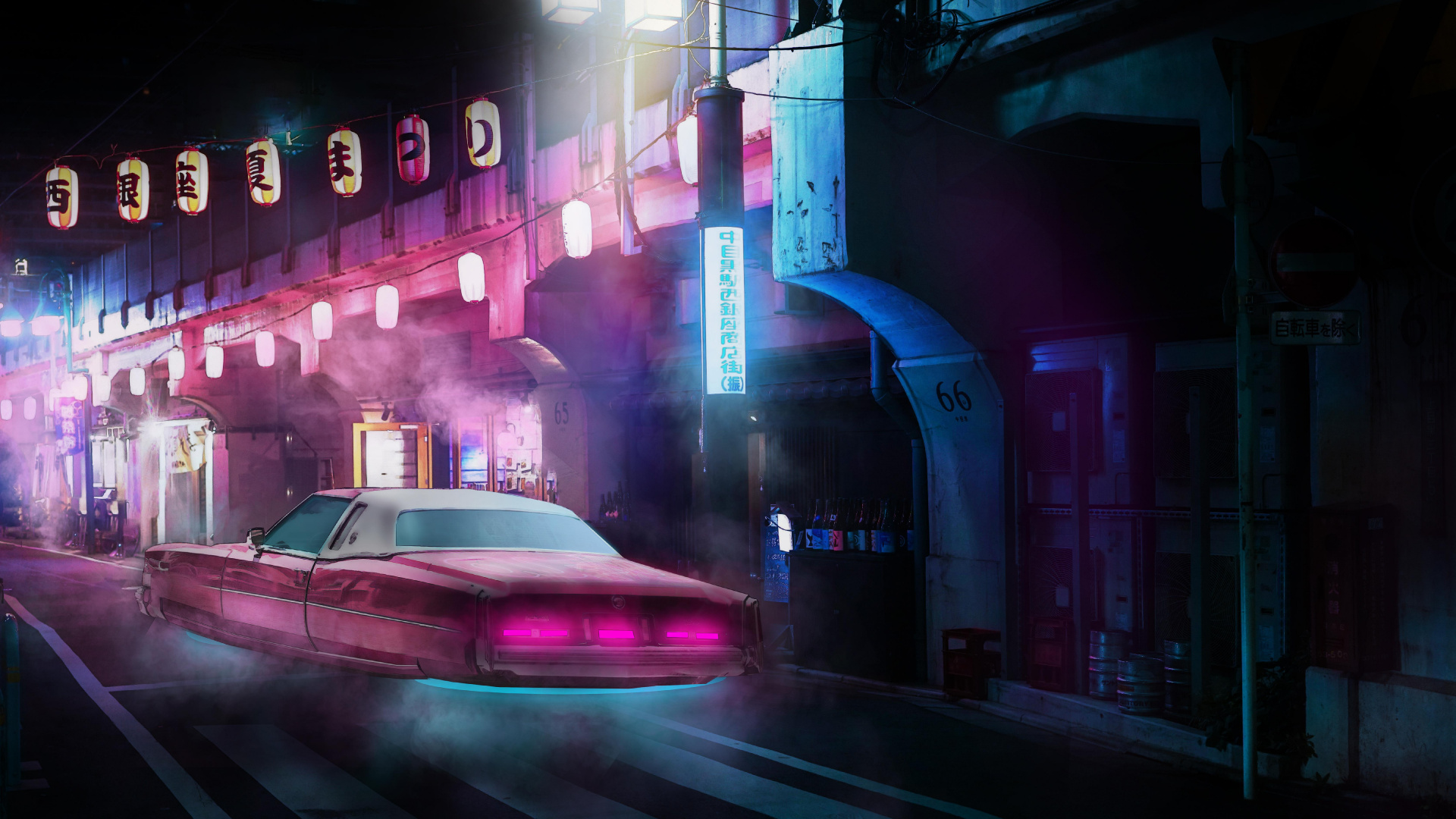 Nacht, Car, Automotive Lighting, Tire, Purpur. Wallpaper in 1920x1080 Resolution