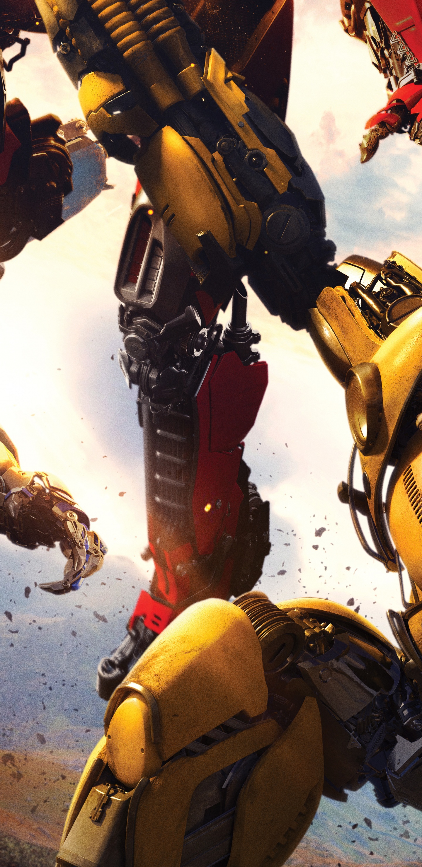 Robot, Bourdon, Affiche Film Bourdon, Charlie Watson, Optimus Prime. Wallpaper in 1440x2960 Resolution