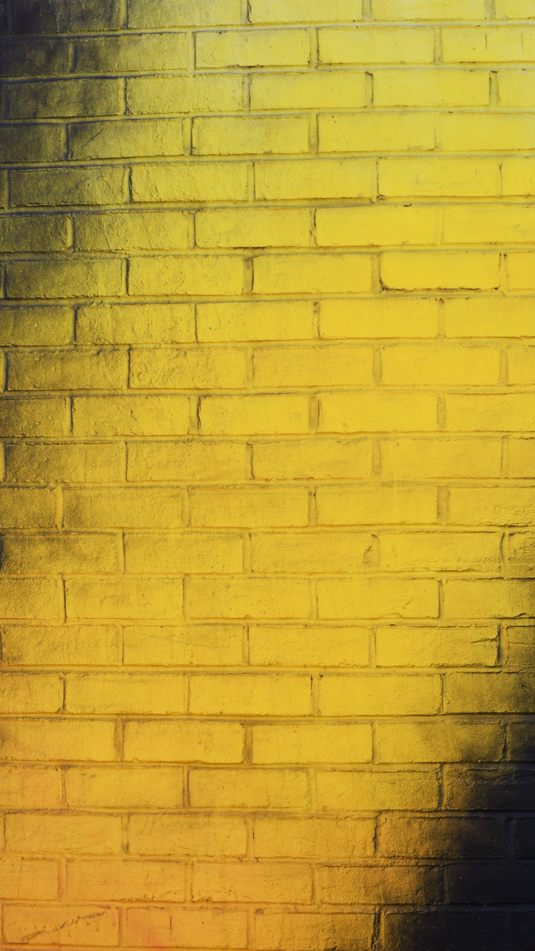 Brown and Black Brick Wall. Wallpaper in 750x1334 Resolution