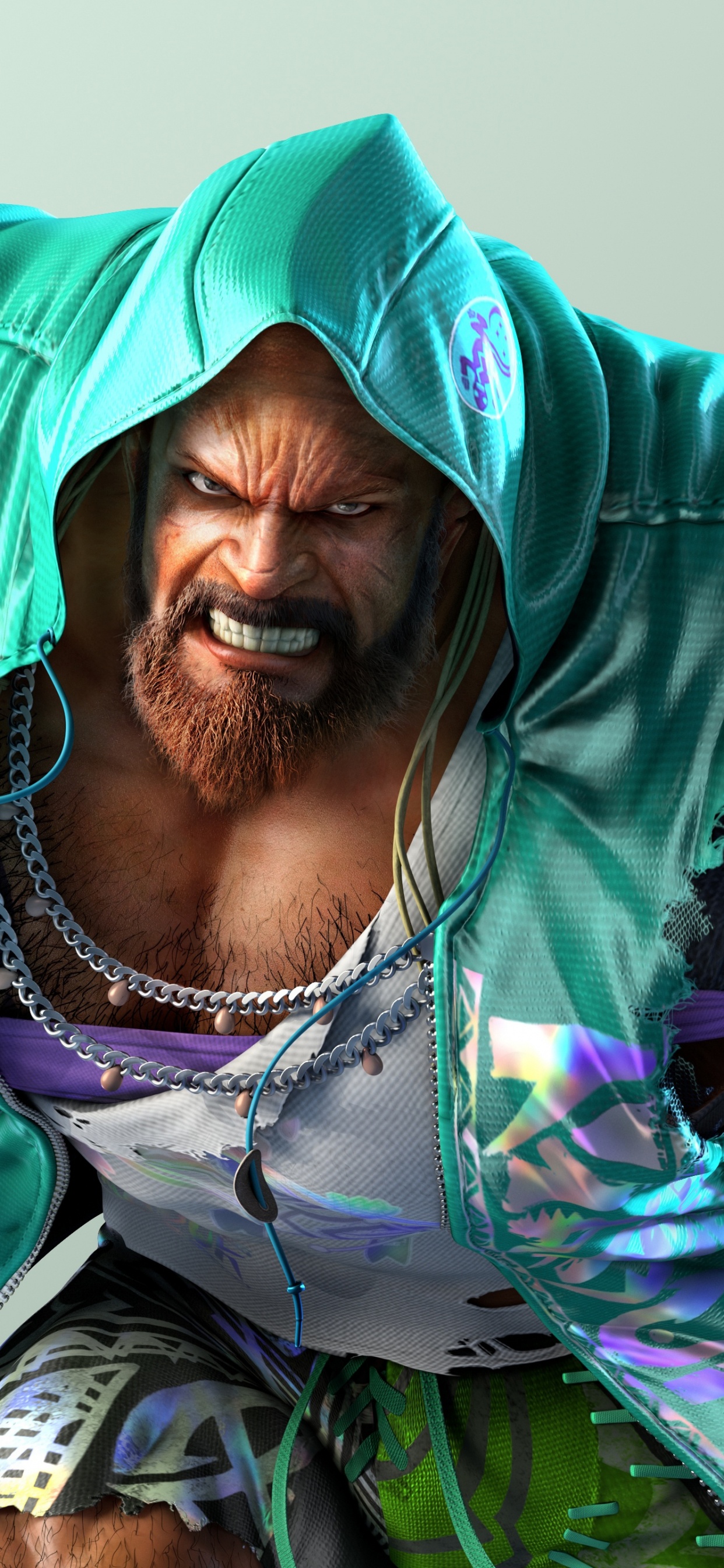 紫色的, 微笑, 金风间, Ps4 壁纸 1242x2688 允许