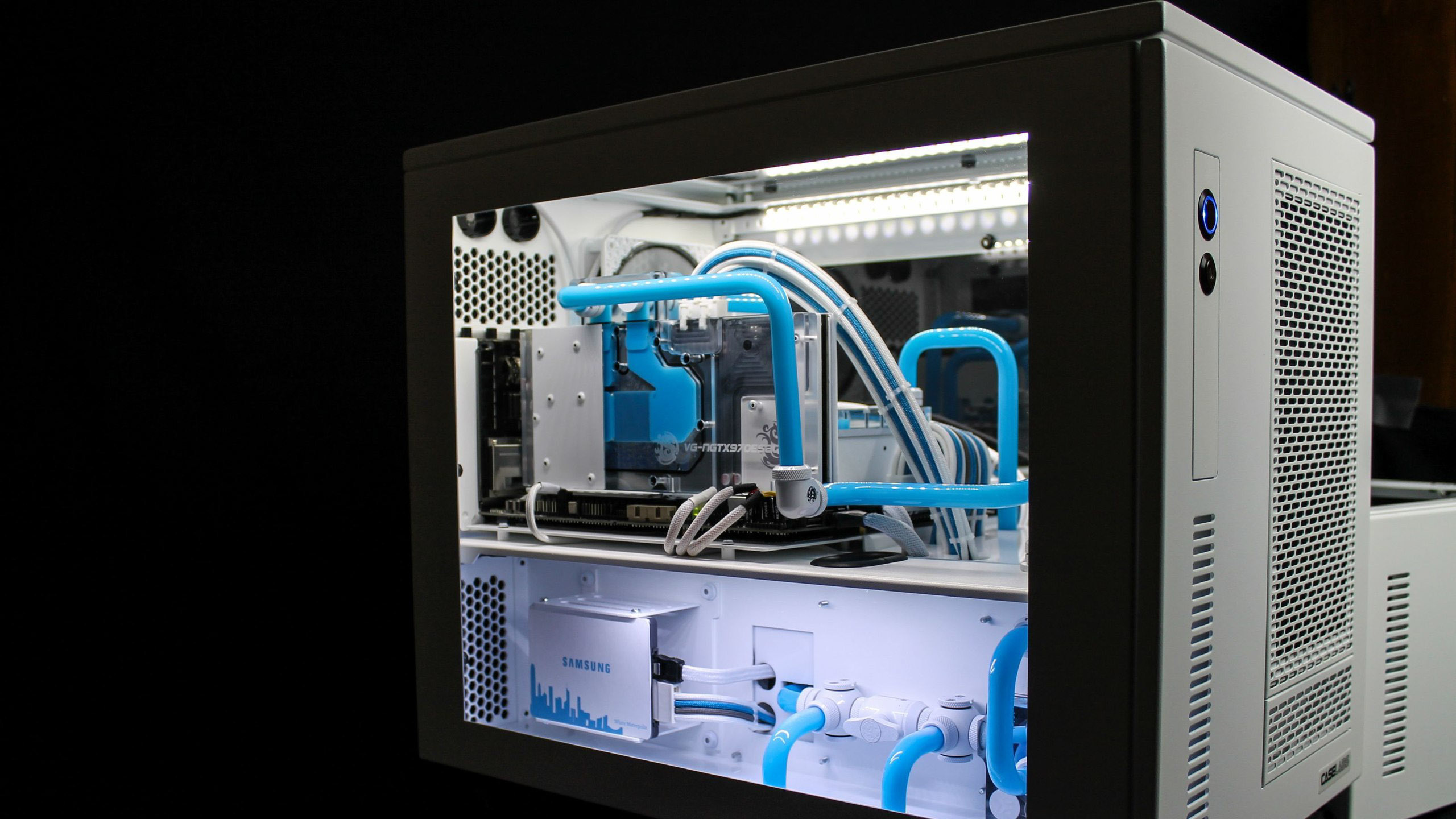 Monitor de Computadora de Pantalla Plana Negra. Wallpaper in 2560x1440 Resolution