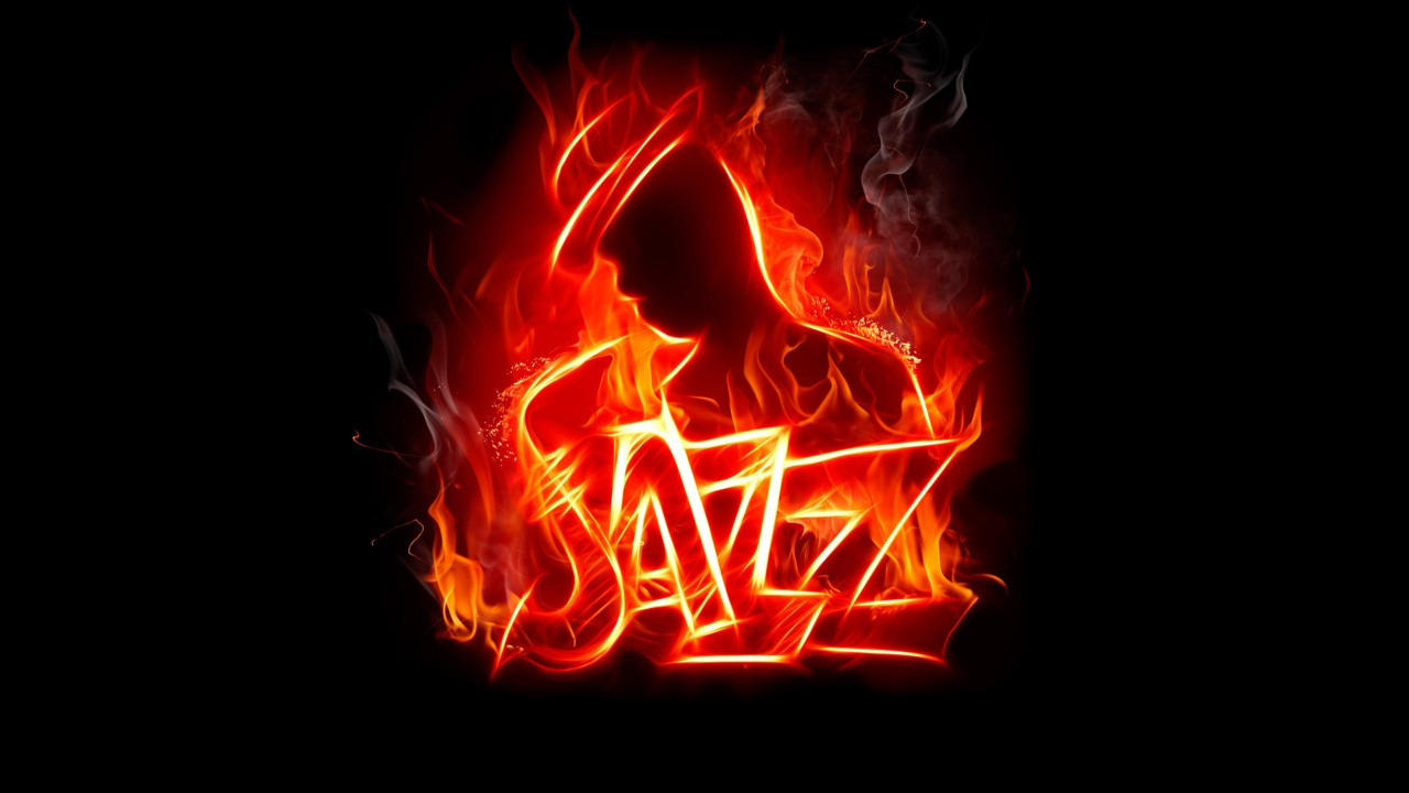Jazz, Saxophone, Flame, Heat, Fire. Wallpaper in 1280x720 Resolution