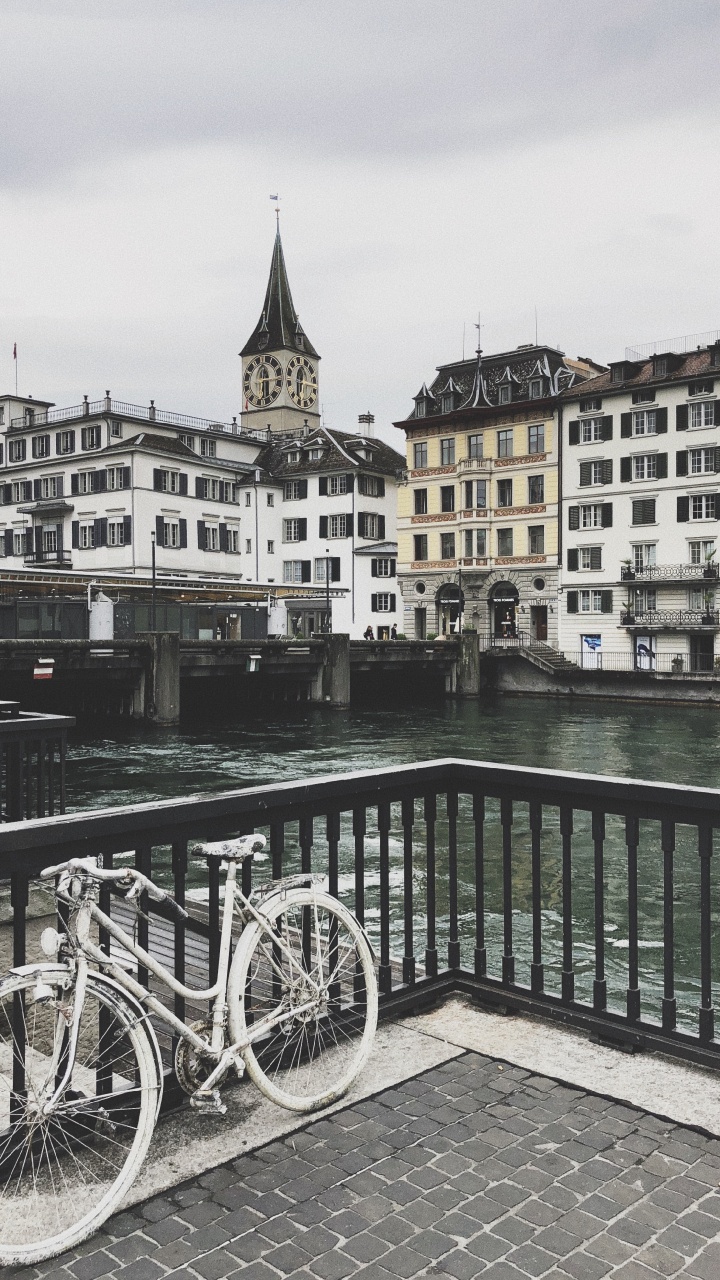 Along The River, Water, Bicycle Wheel, Bicycle Tire, Wheel. Wallpaper in 720x1280 Resolution