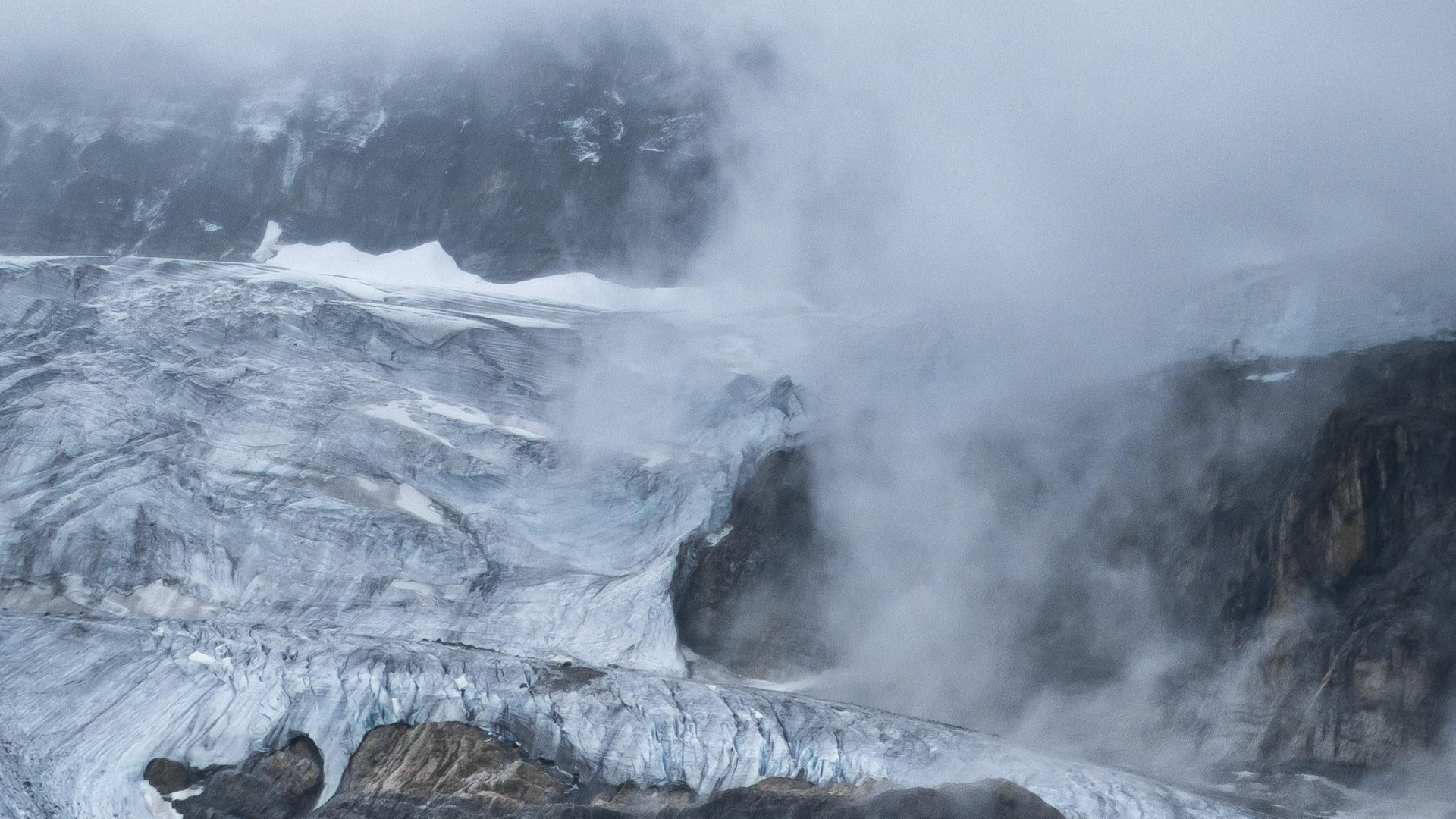 Grat, Bergkette, Gletscher-landform, Cloud, Wasser. Wallpaper in 1920x1080 Resolution