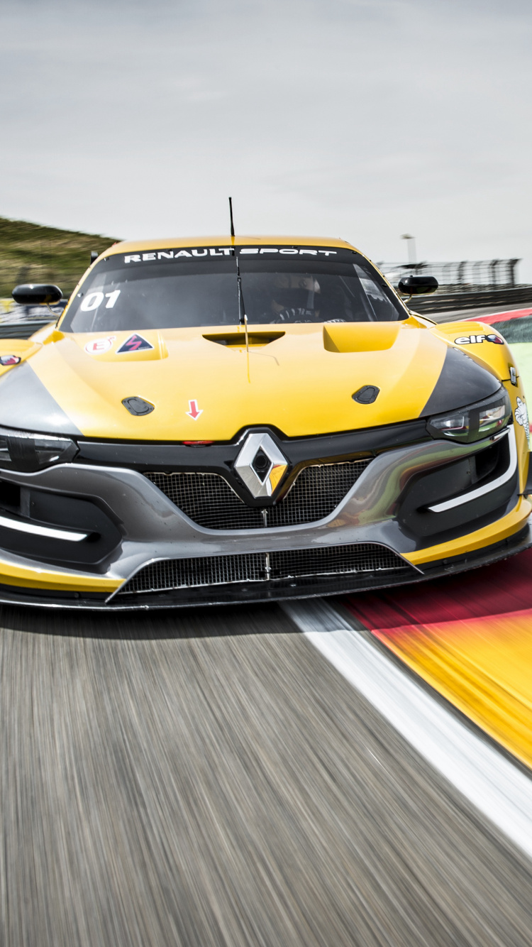 Bmw m 3 Jaune Sur Route. Wallpaper in 750x1334 Resolution