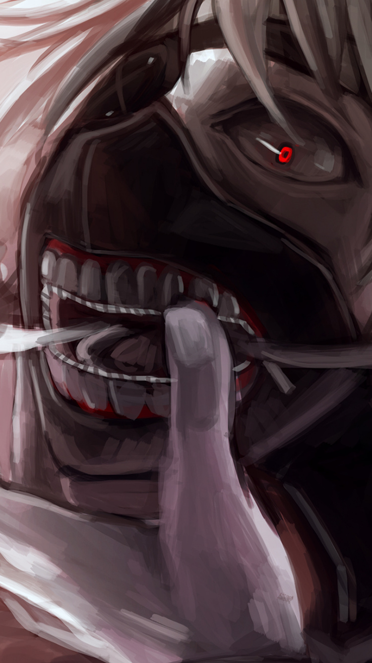 Weißhaariger Männlicher Anime-Charakter. Wallpaper in 750x1334 Resolution