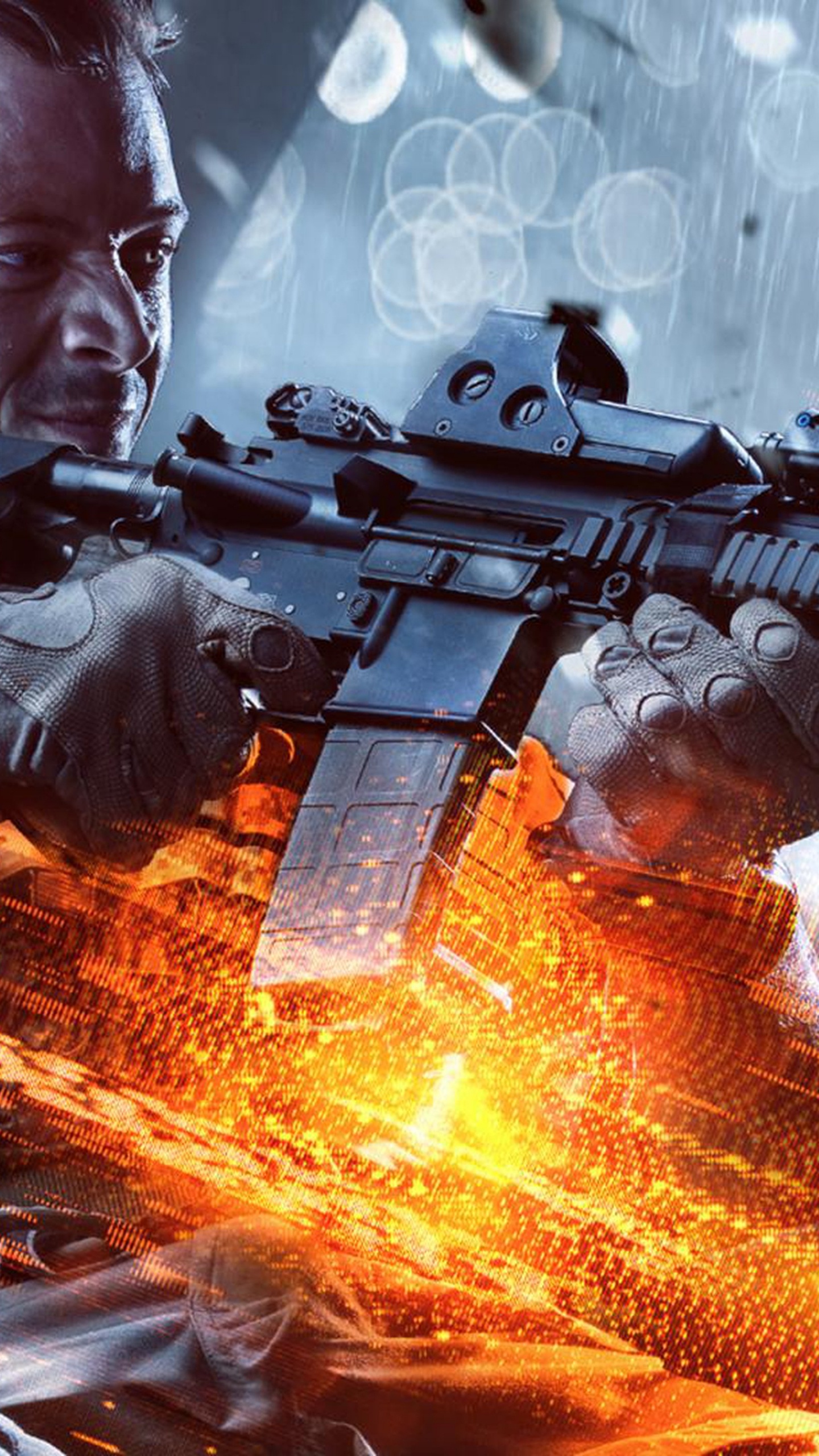 Präzisionsgewehr, ea Dice, Maschinengewehr, Pc-Spiel, Gewehr. Wallpaper in 1440x2560 Resolution