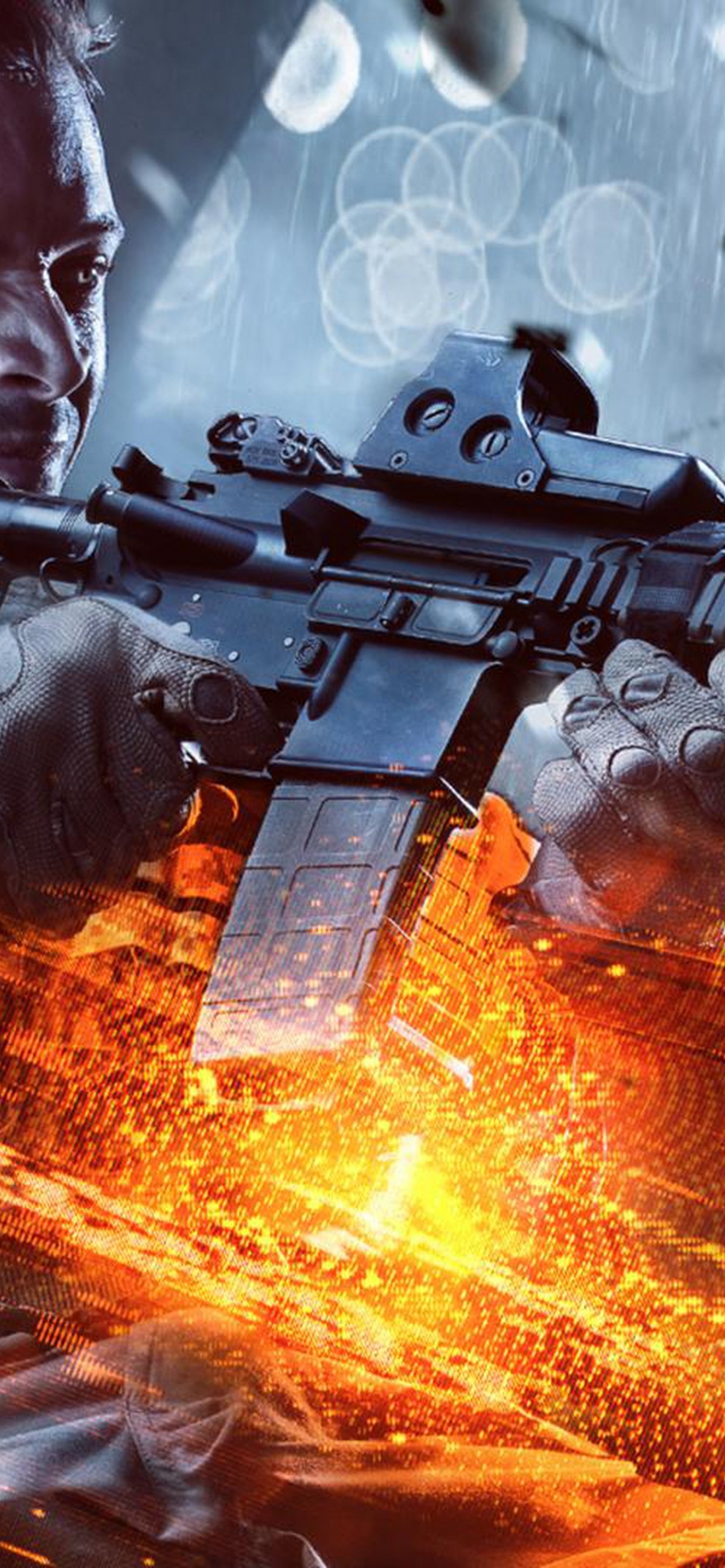 Rifle de Francotirador, ea Dados, Metralleta, Juego de Pc, Arma. Wallpaper in 1242x2688 Resolution