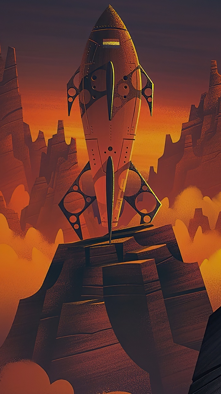 Brown, Orange, Éclairage, Art, Ligne. Wallpaper in 720x1280 Resolution