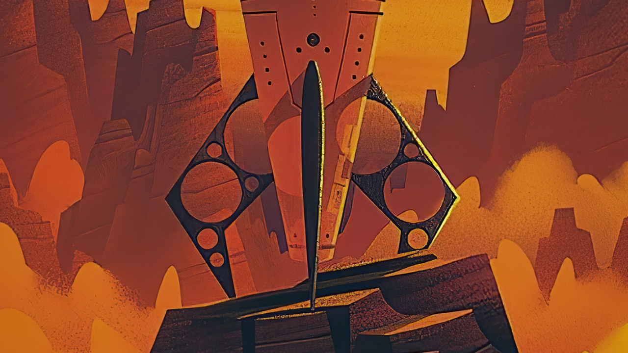 Brown, Orange, Kunst, Farbtöne Und Schattierungen, Wahrzeichen. Wallpaper in 1280x720 Resolution