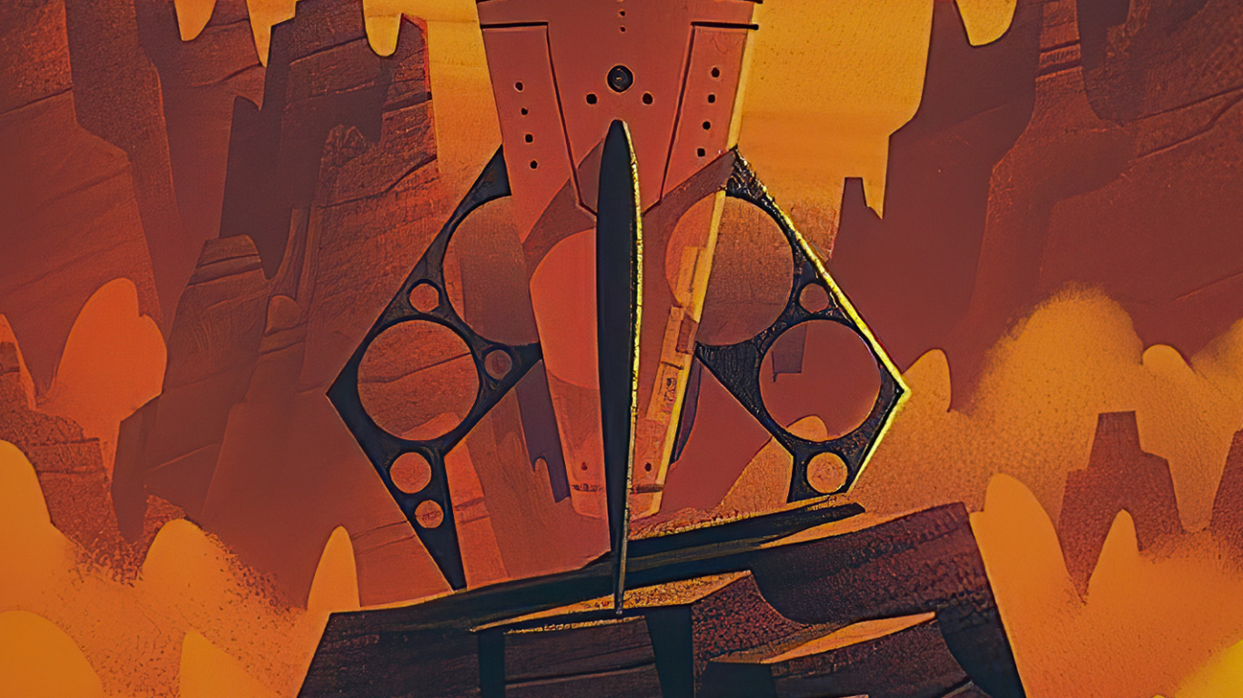 Brown, Orange, Kunst, Farbtöne Und Schattierungen, Wahrzeichen. Wallpaper in 1366x768 Resolution