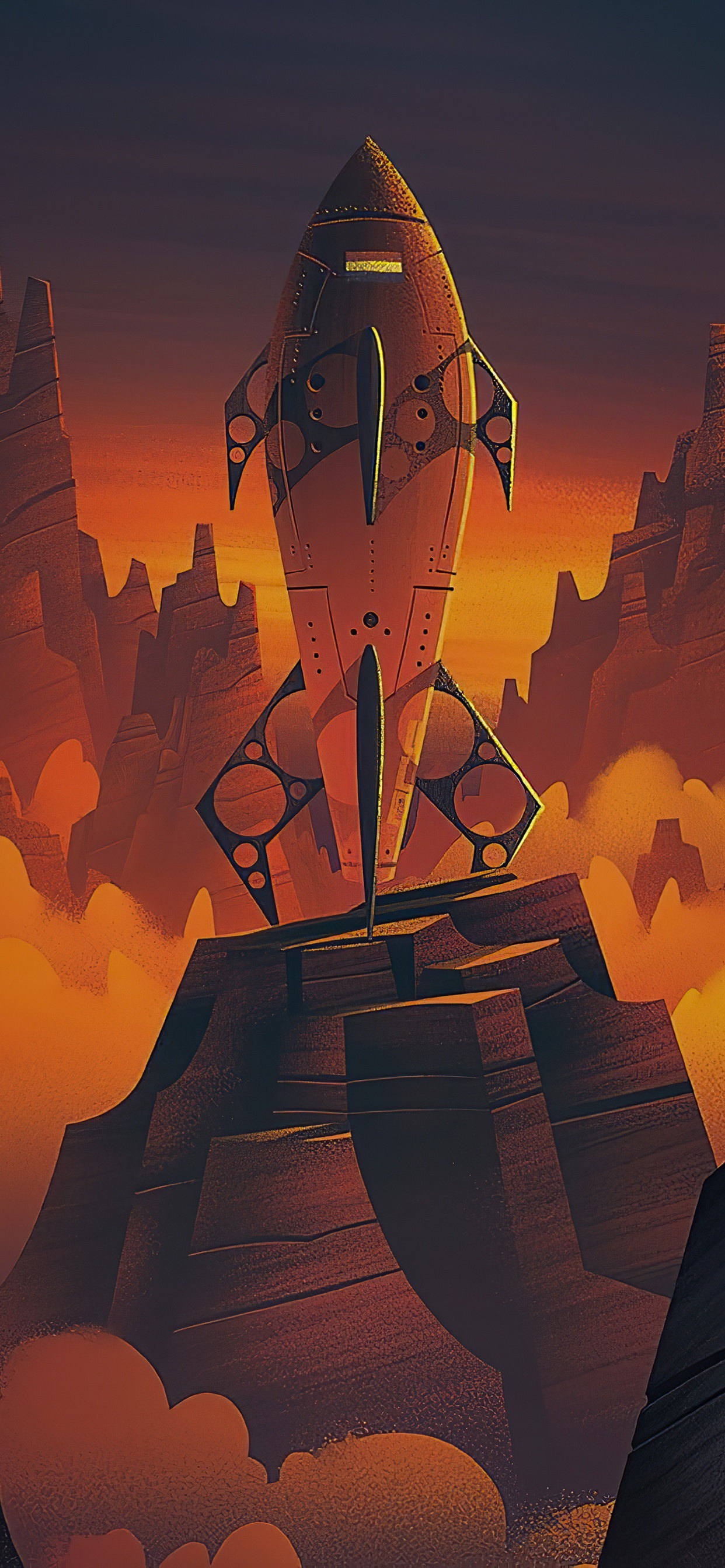 Brown, World, Orange, Lighting, Art. Wallpaper in 1242x2688 Resolution