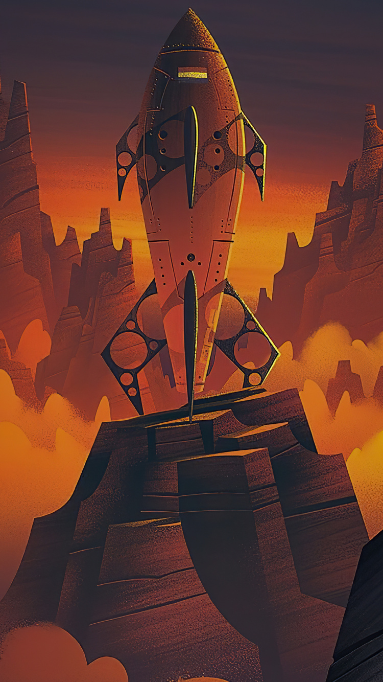 Brown, World, Orange, Lighting, Art. Wallpaper in 750x1334 Resolution