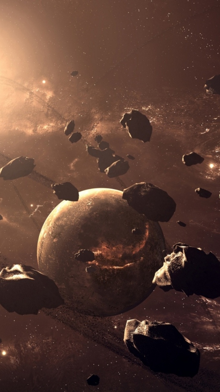 小行星, 这个星球, 外层空间, 空间, 气氛 壁纸 720x1280 允许