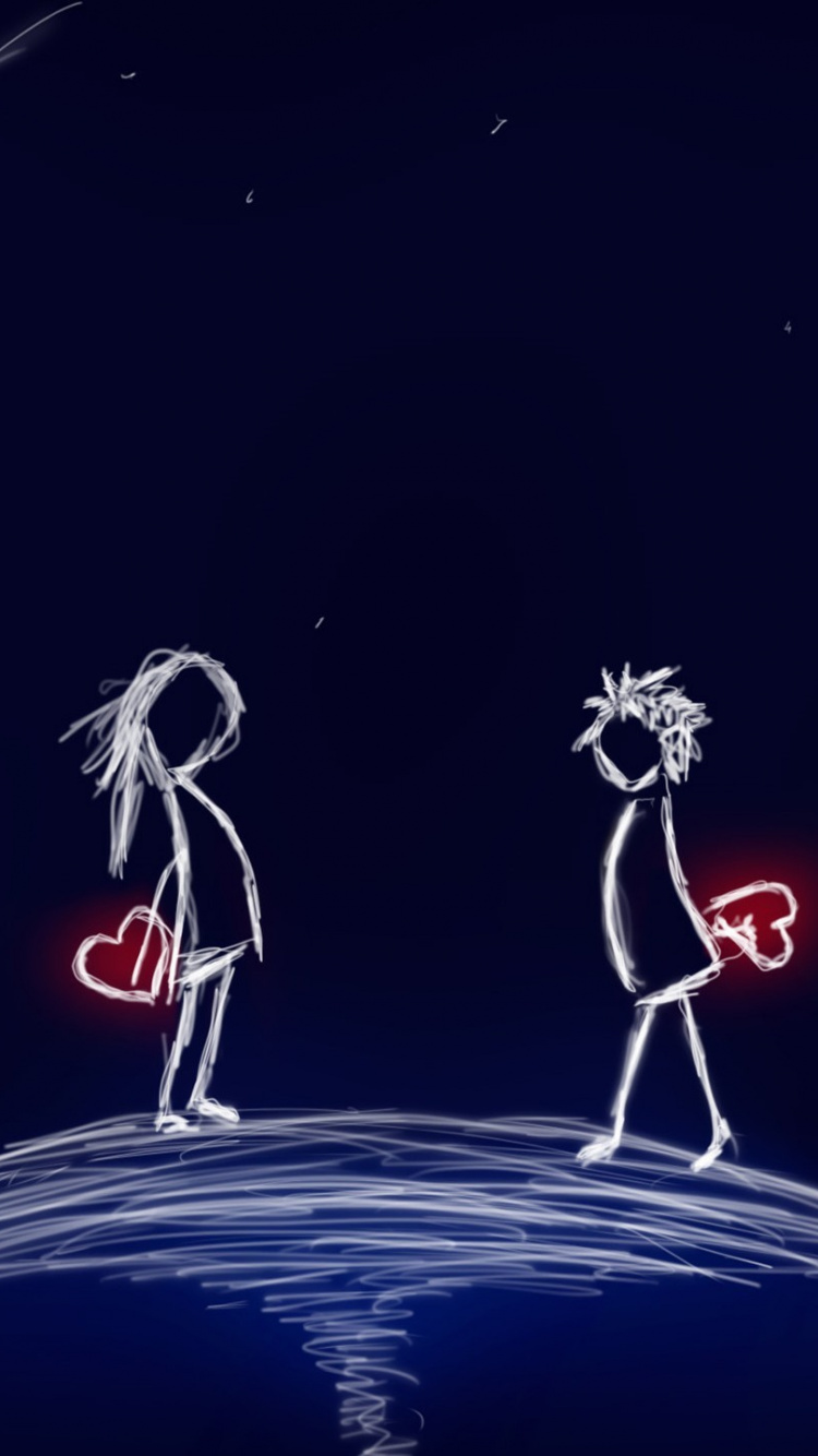艺术, 剪贴画的, 数码艺术, 动画片, 卡通 壁纸 750x1334 允许