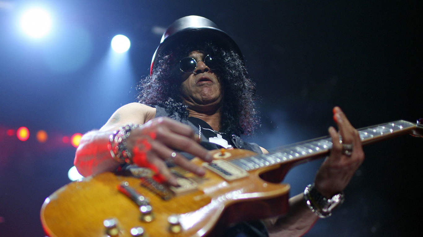 Guns N Roses, Guitarra, el Guitarrista, Instrumento de Cuerda, Instrumento Musical. Wallpaper in 1366x768 Resolution