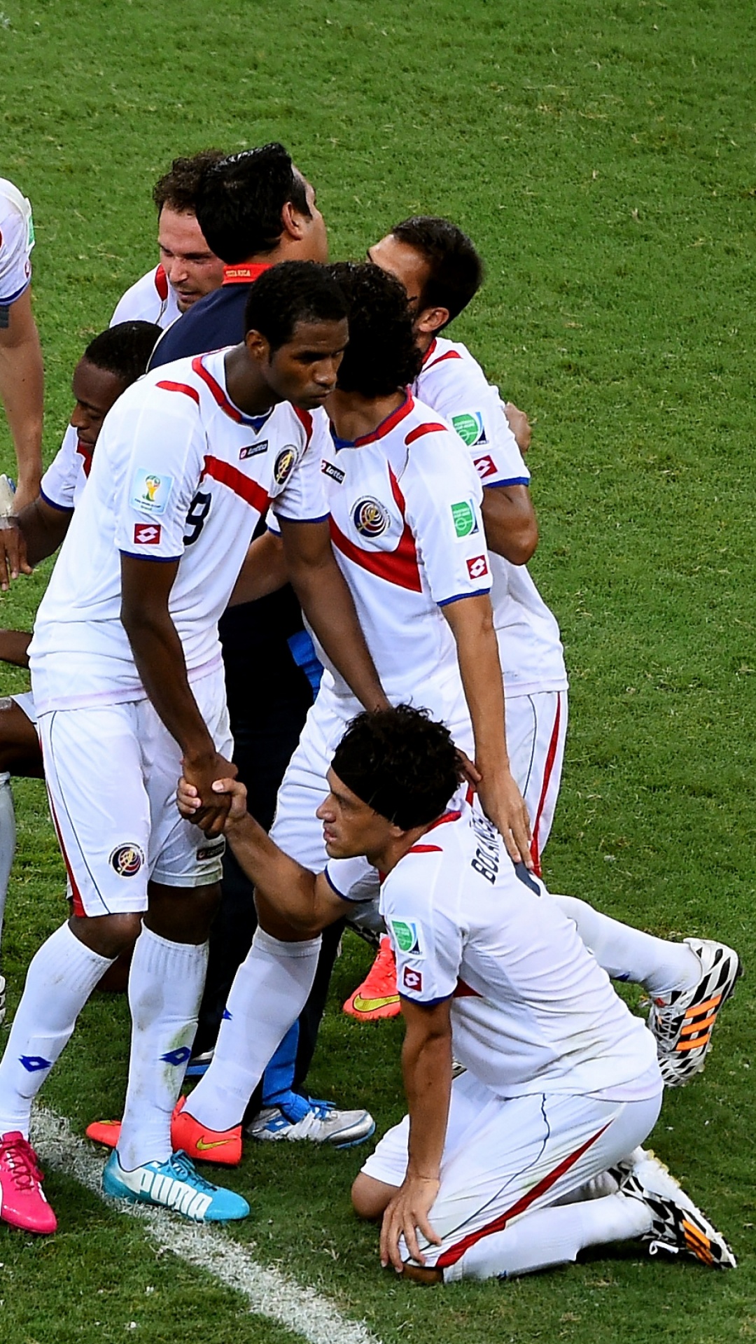 Gruppe Von Menschen Auf Der Grünen Wiese Tagsüber. Wallpaper in 1080x1920 Resolution