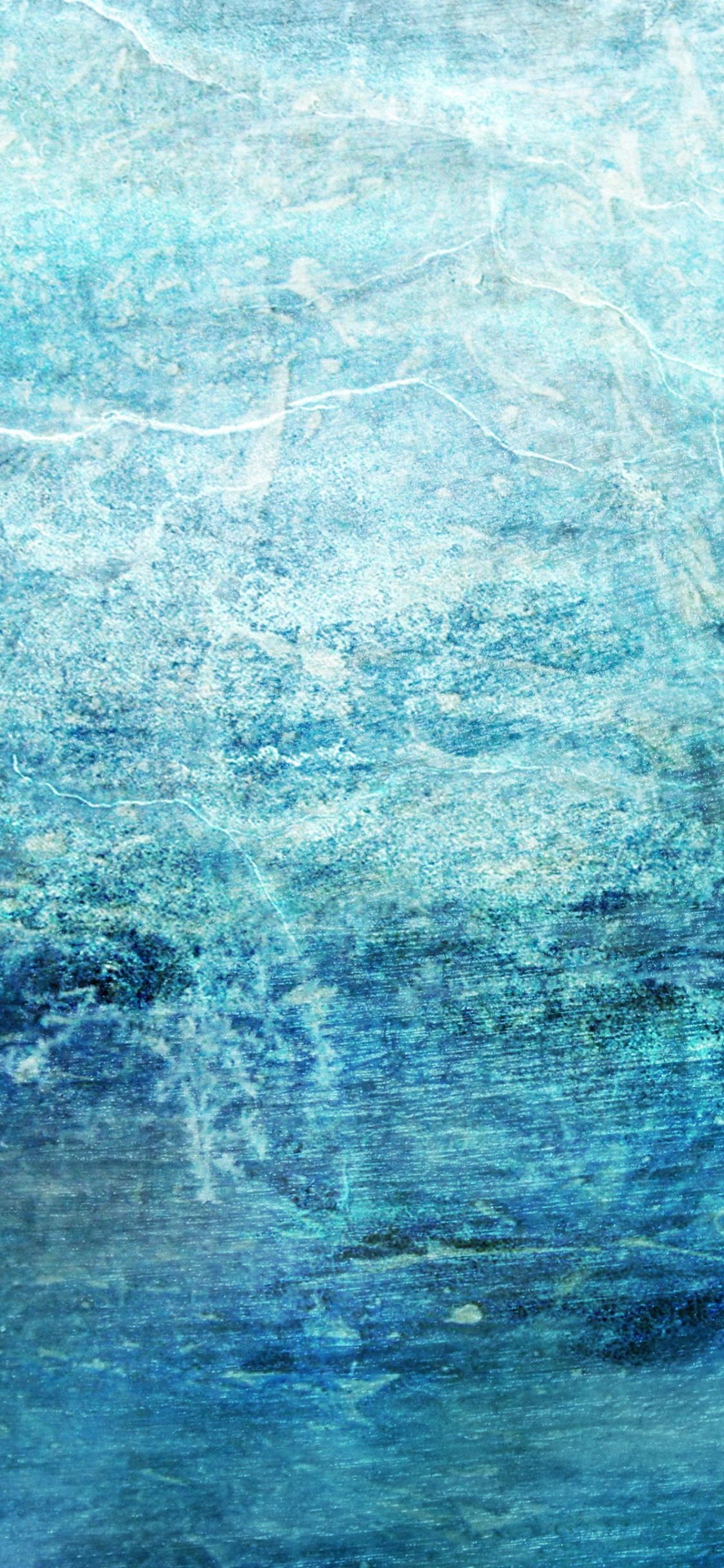 纹理, 水上, Azure, 气氛, 浅蓝色的 壁纸 1125x2436 允许