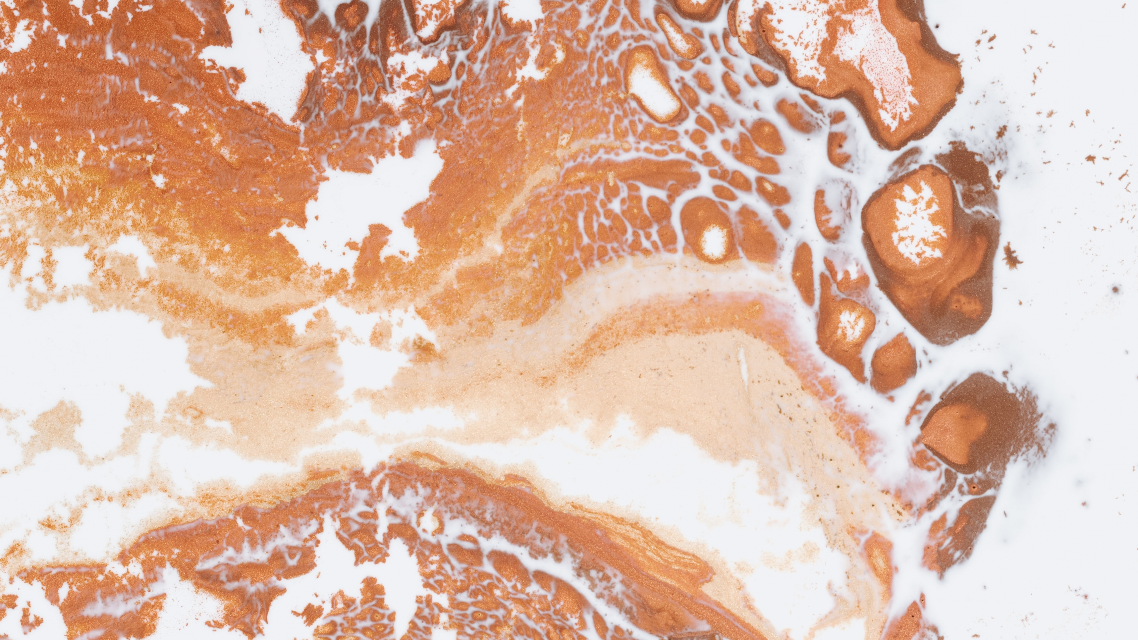 Peinture Abstraite Brune et Blanche. Wallpaper in 3840x2160 Resolution