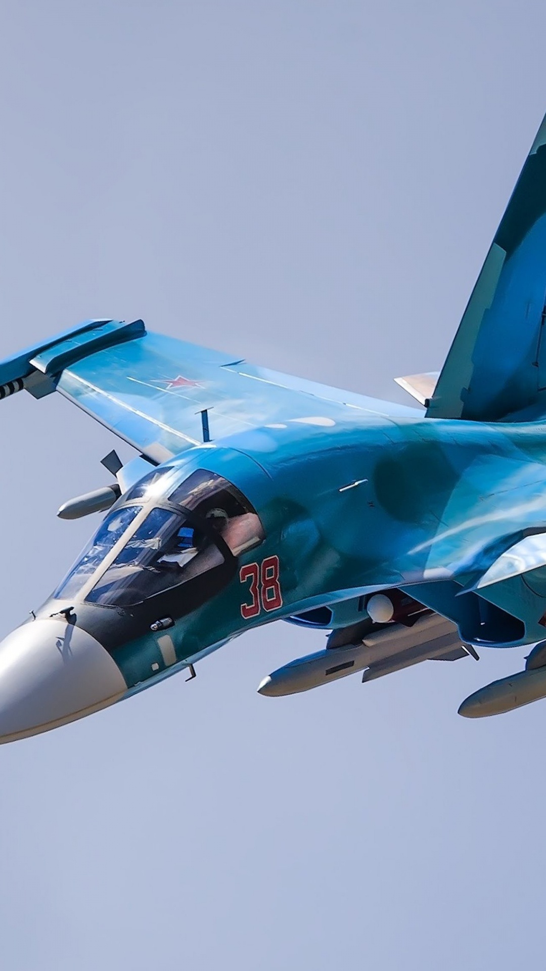 苏34, 俄罗斯空军, 苏霍伊, 军用飞机, 喷气式飞机 壁纸 1080x1920 允许